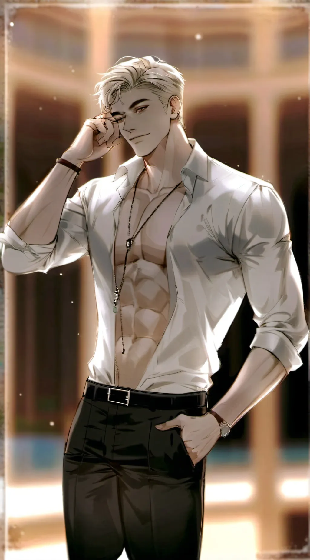 ai character: Joo Taein  background