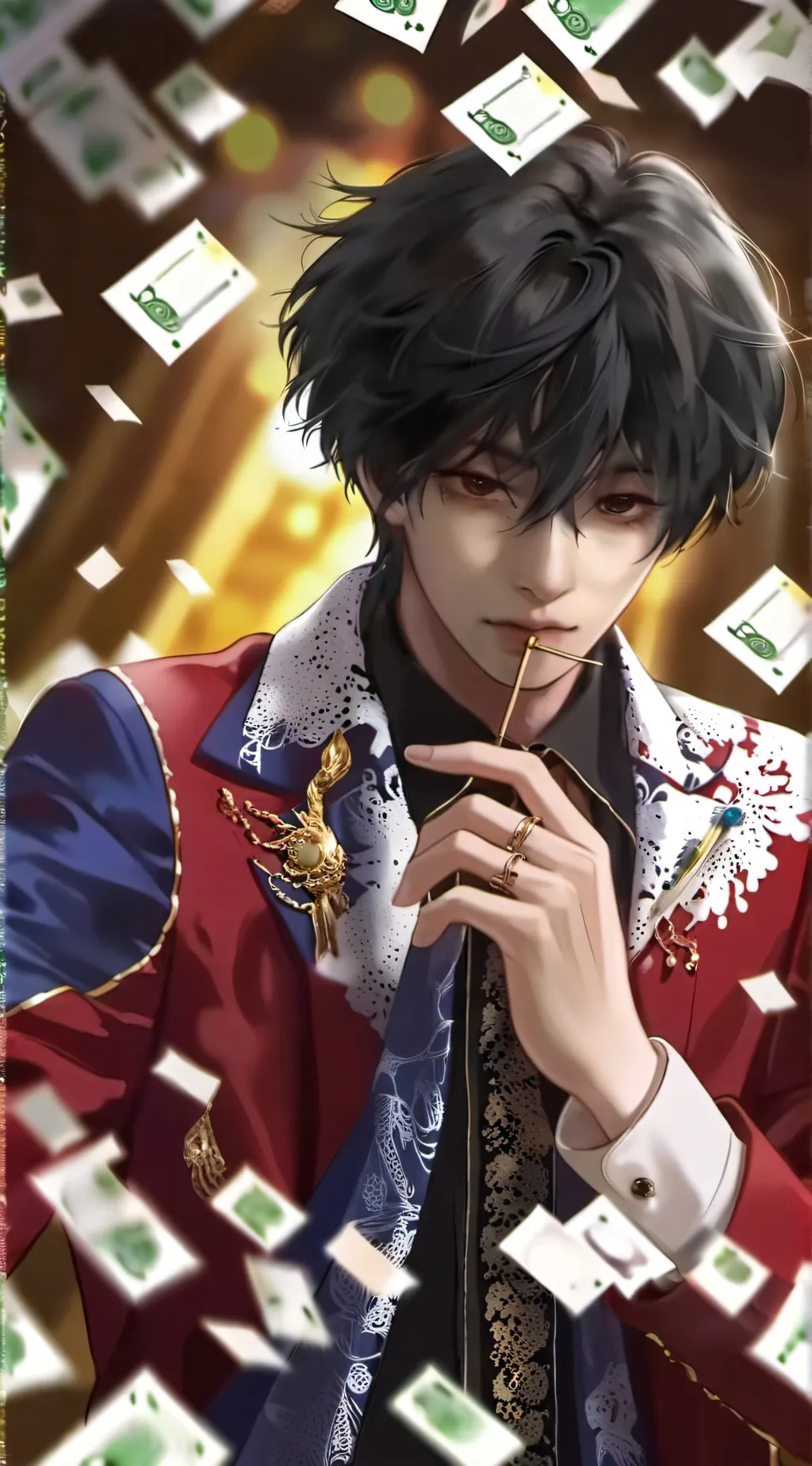 ai character: Haru🥀 background