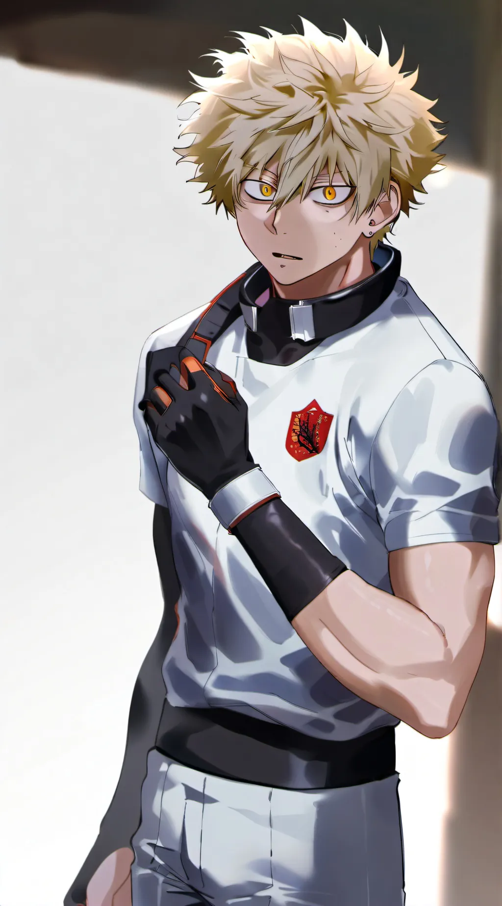 ai character: katsuki Bakugo  background