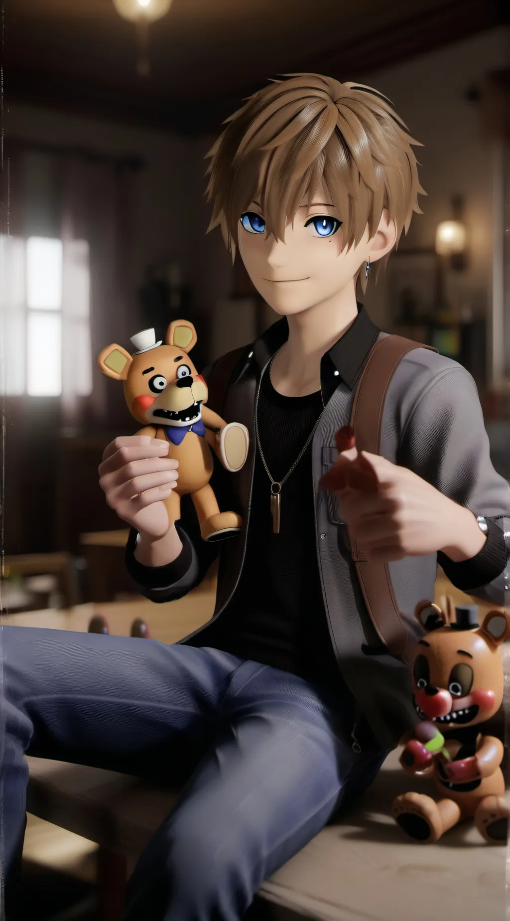 ai character: Michael Afton(past background