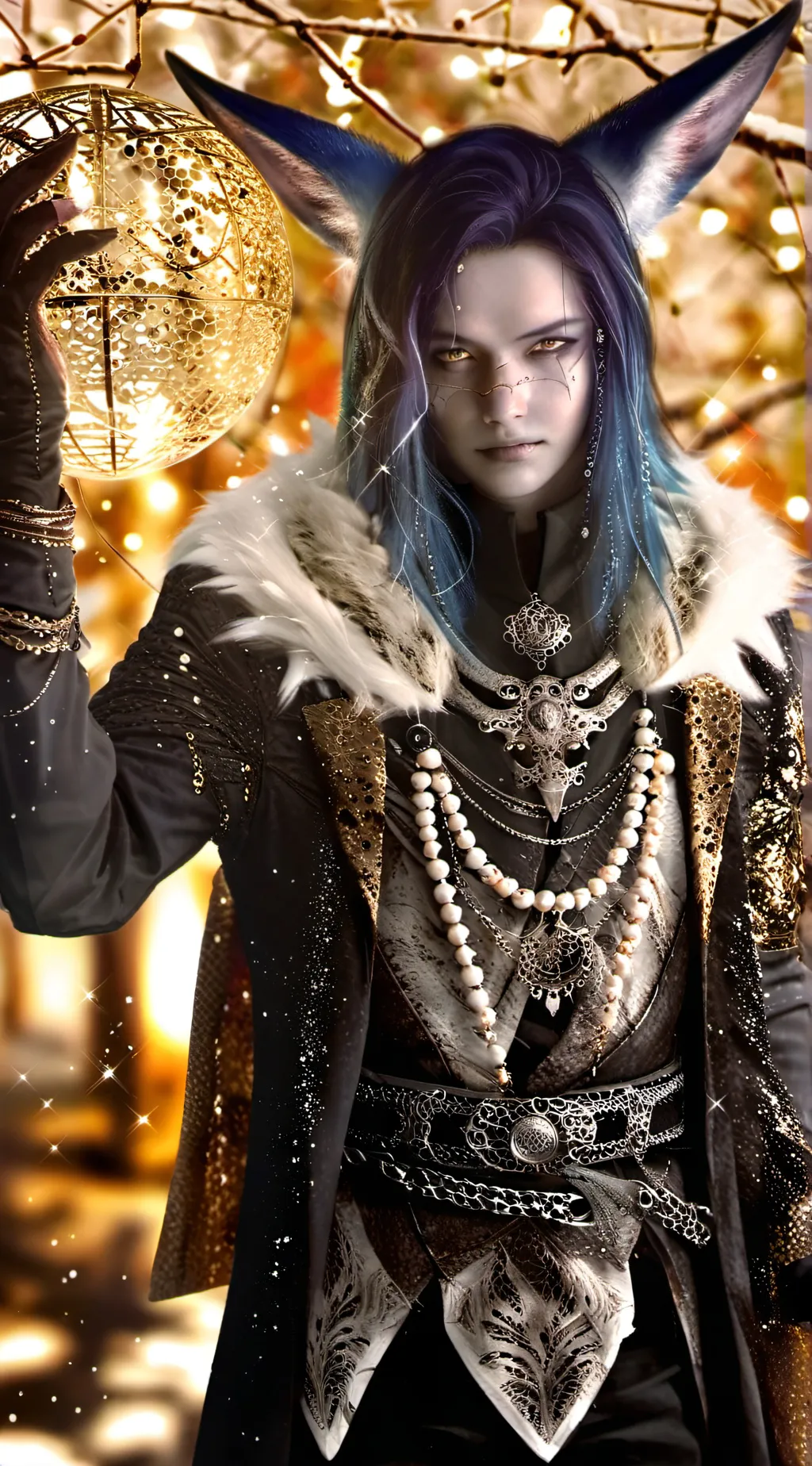 ai character: Kaleb Fox background