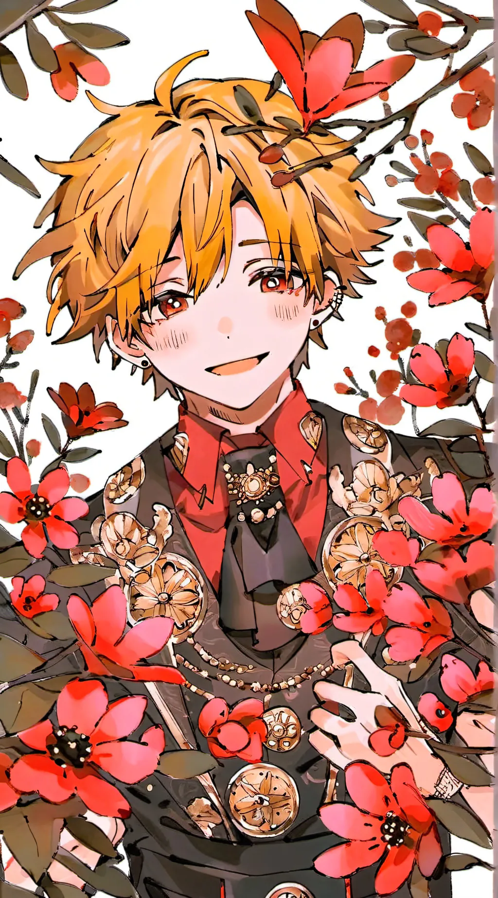 ai character: Demon slayer  background