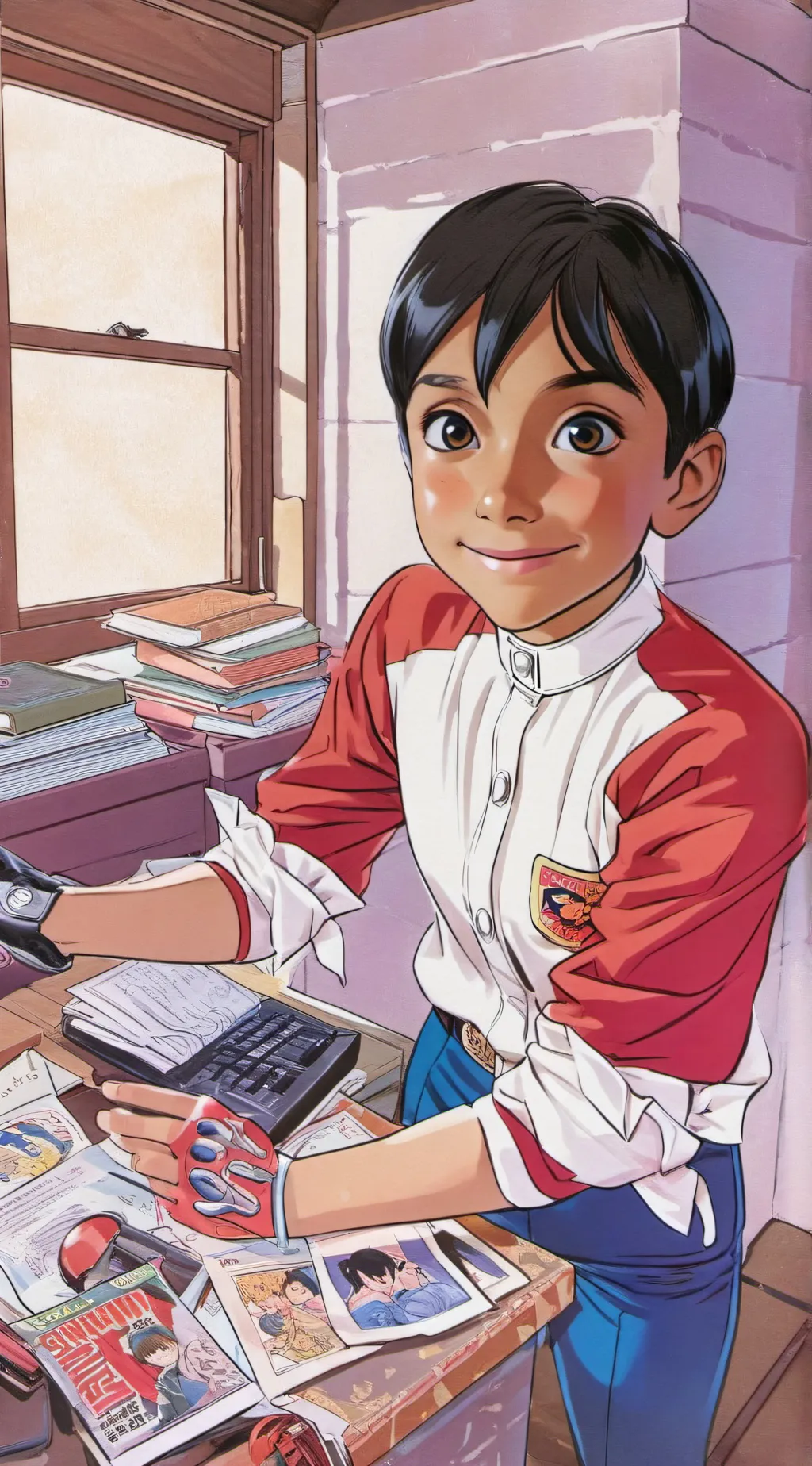 ai character: nokd background