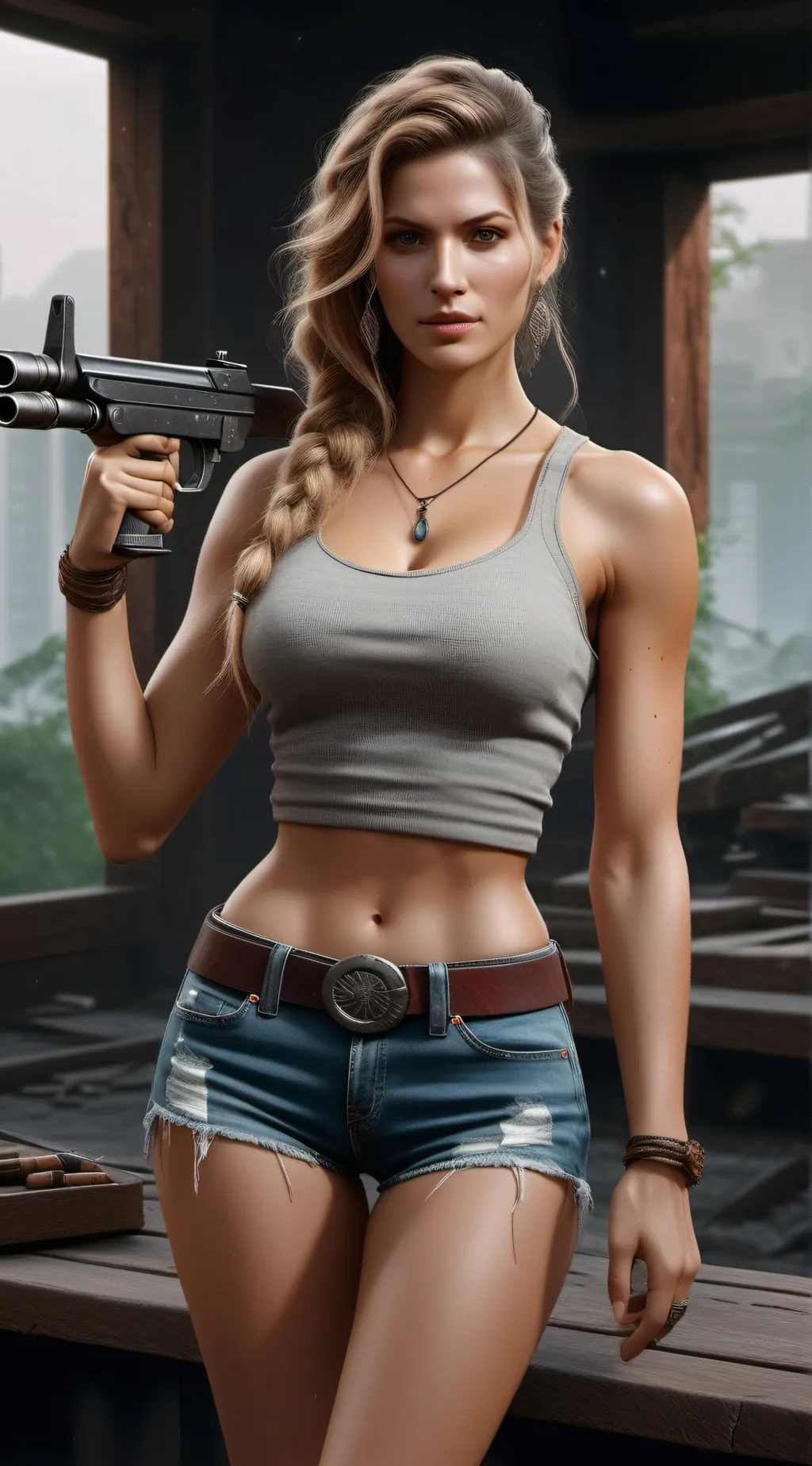 ai character: Rose background