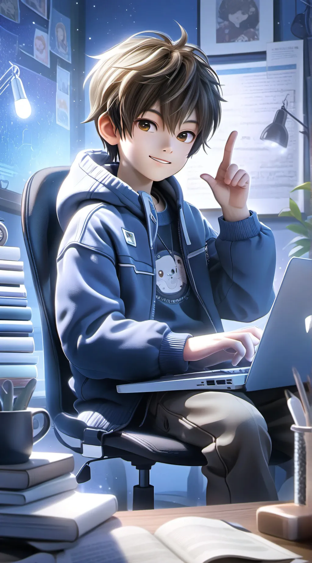 ai character: Rafi Hassan background