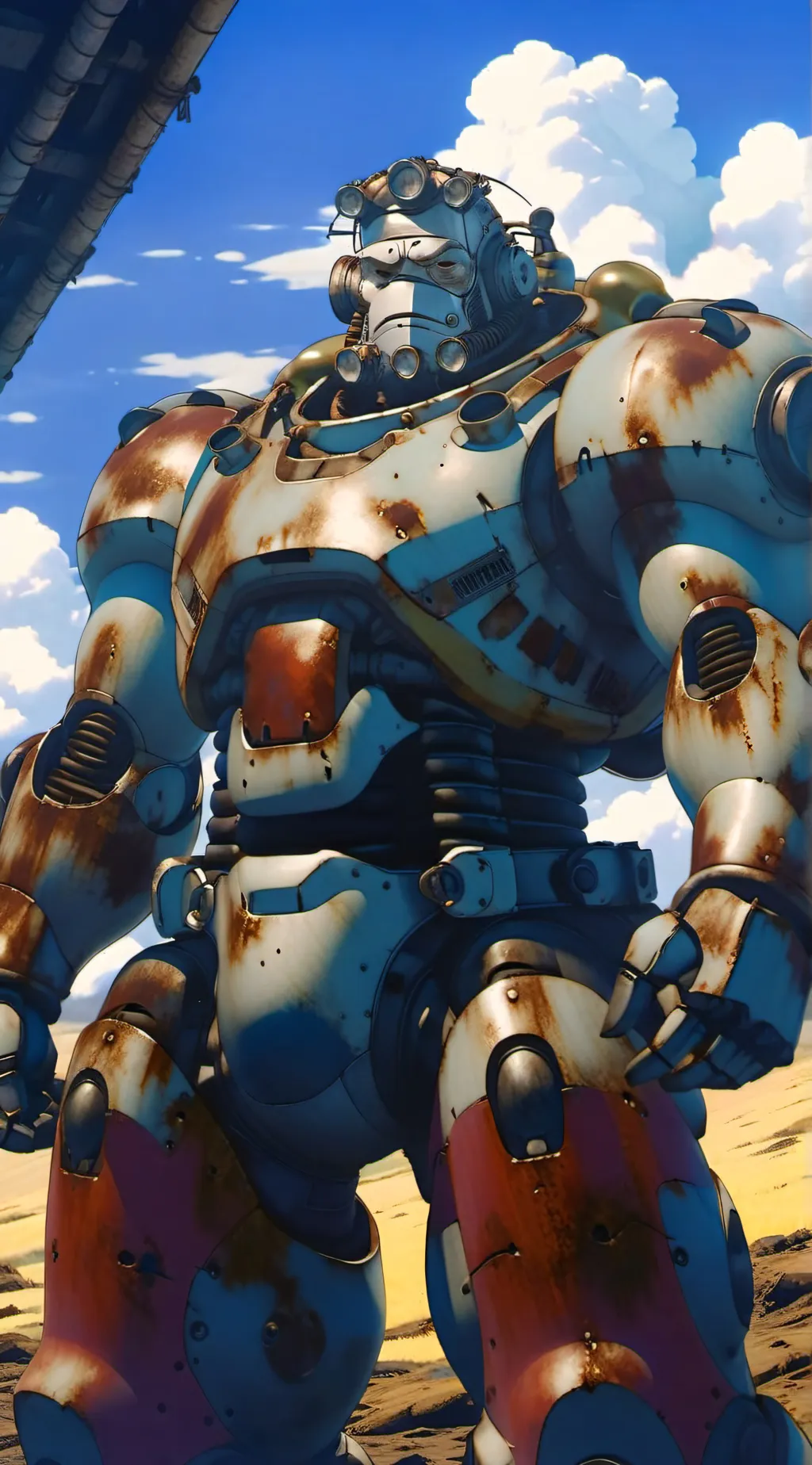 ai character: Power armour background