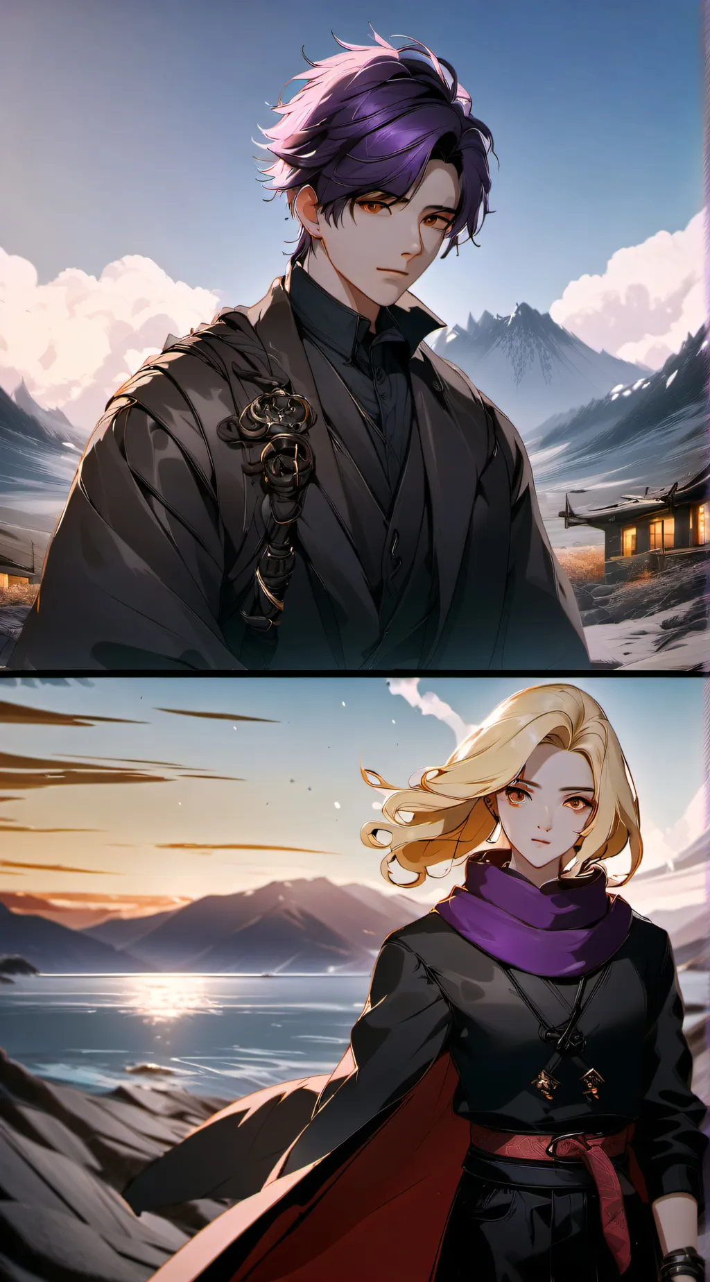 ai character: RudyWade Sapphire  background