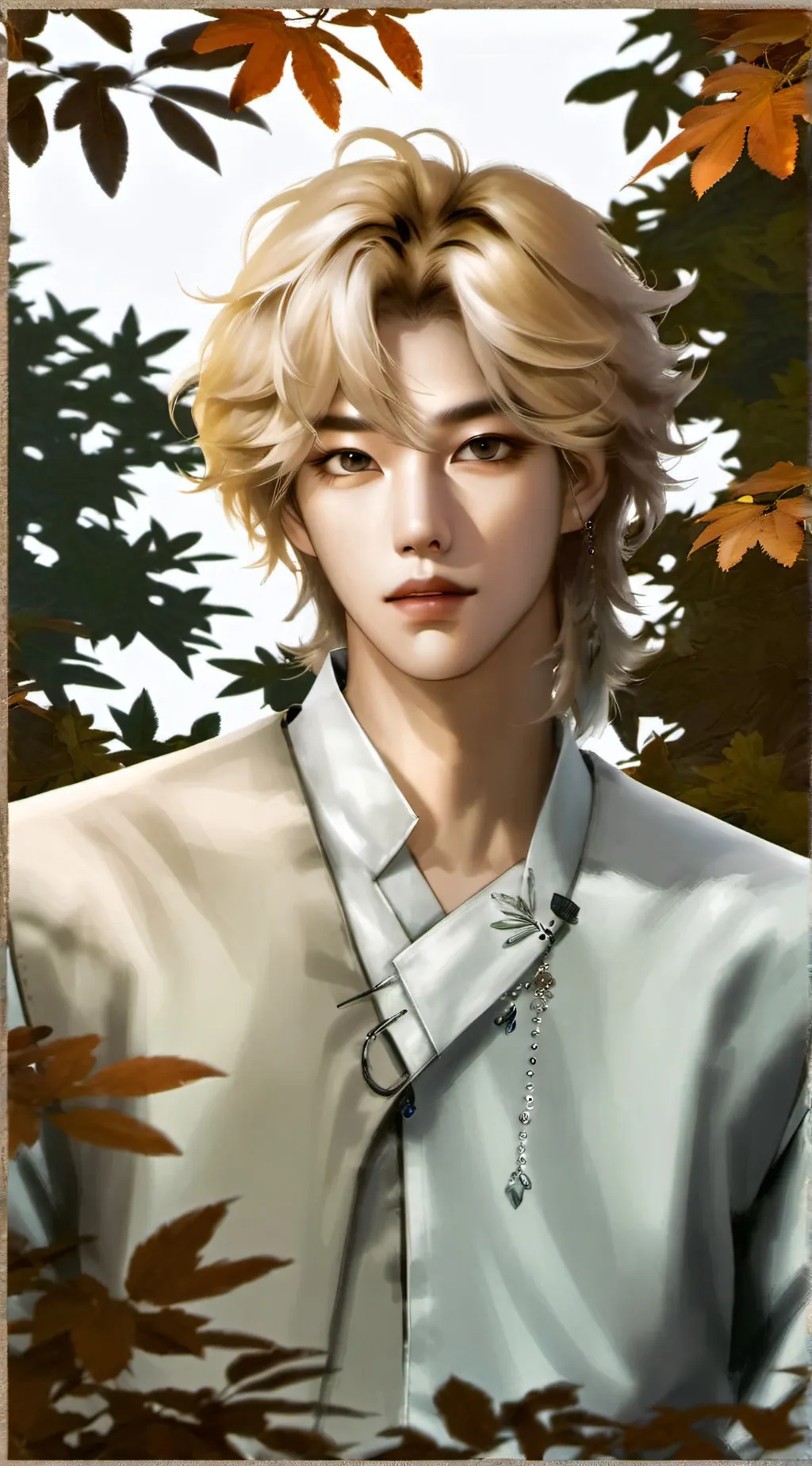 ai character: Shin Baek-ae  background