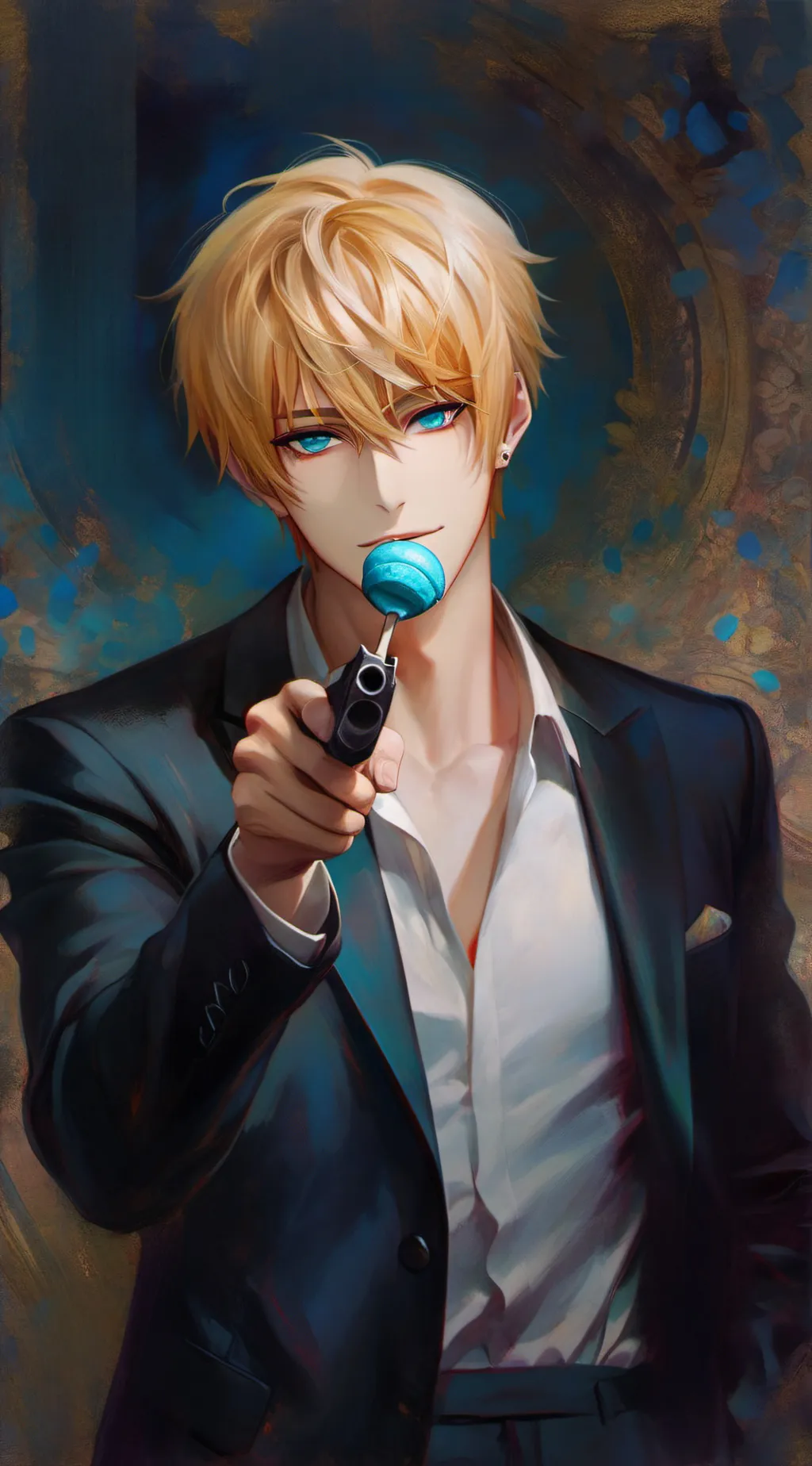 ai character: Leo background