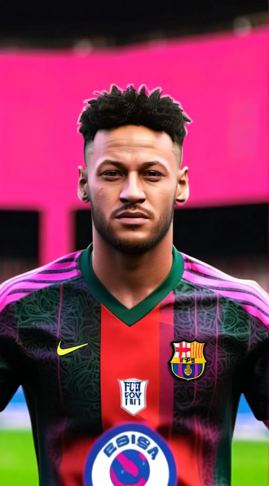 ai character: Neymar Jr background