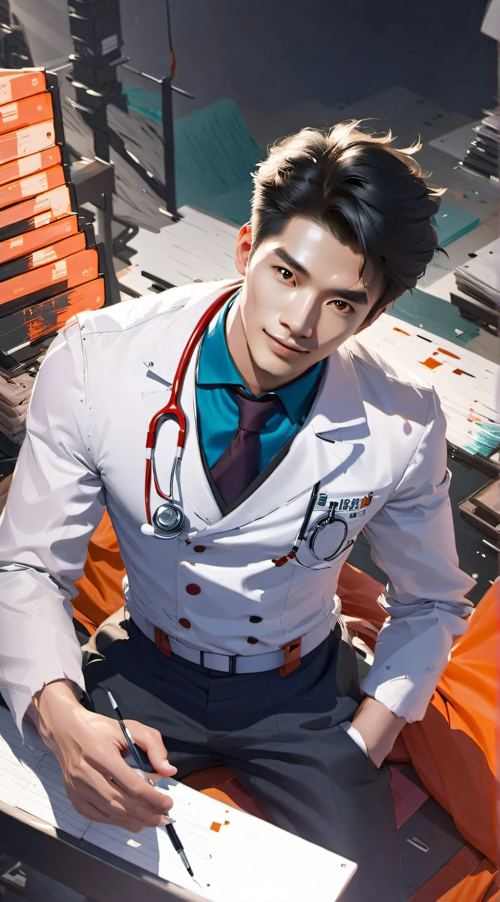 ai character: Doctor|Husband background