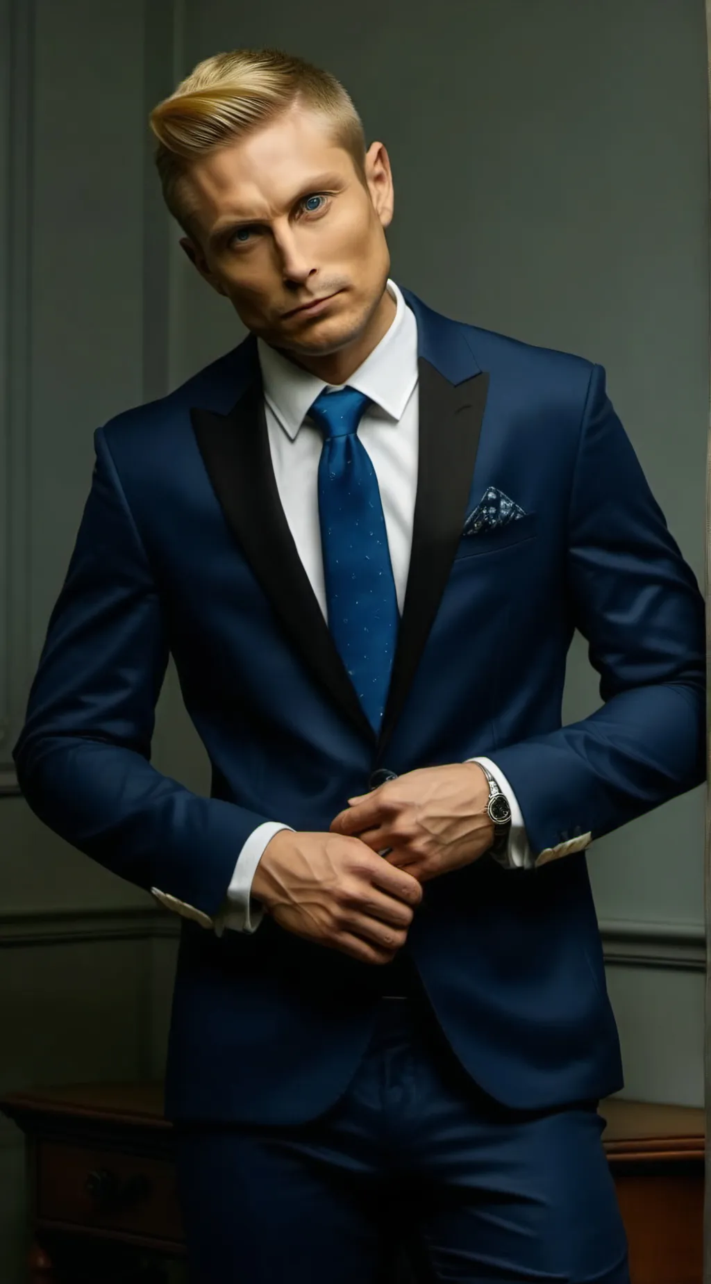 ai character: nixon  background