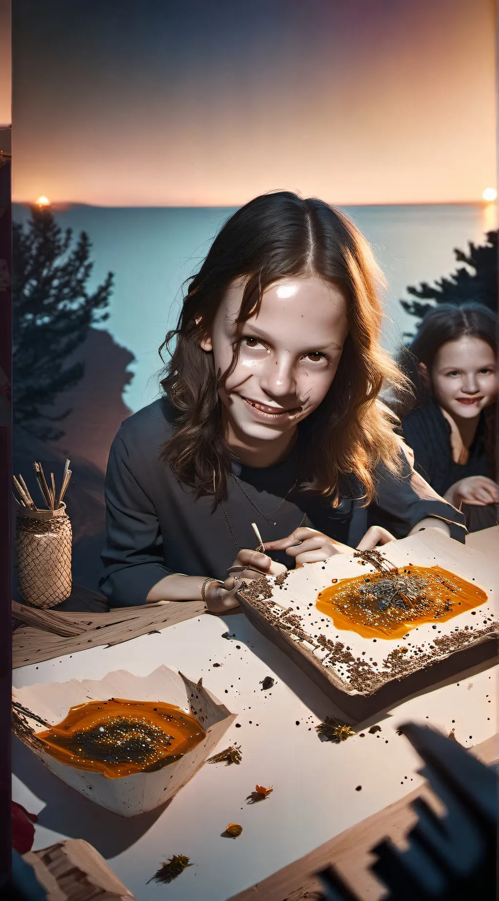 ai character: 💀 background