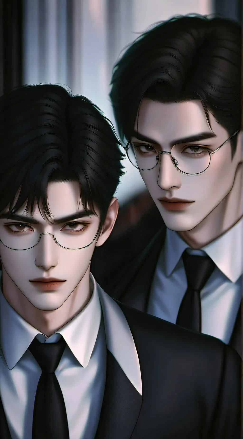 ai character: Aaron and Aiden background