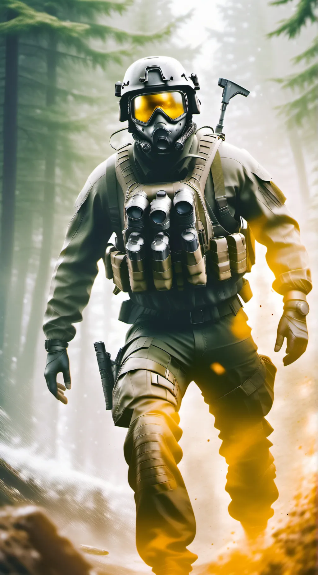 ai character: ghost background