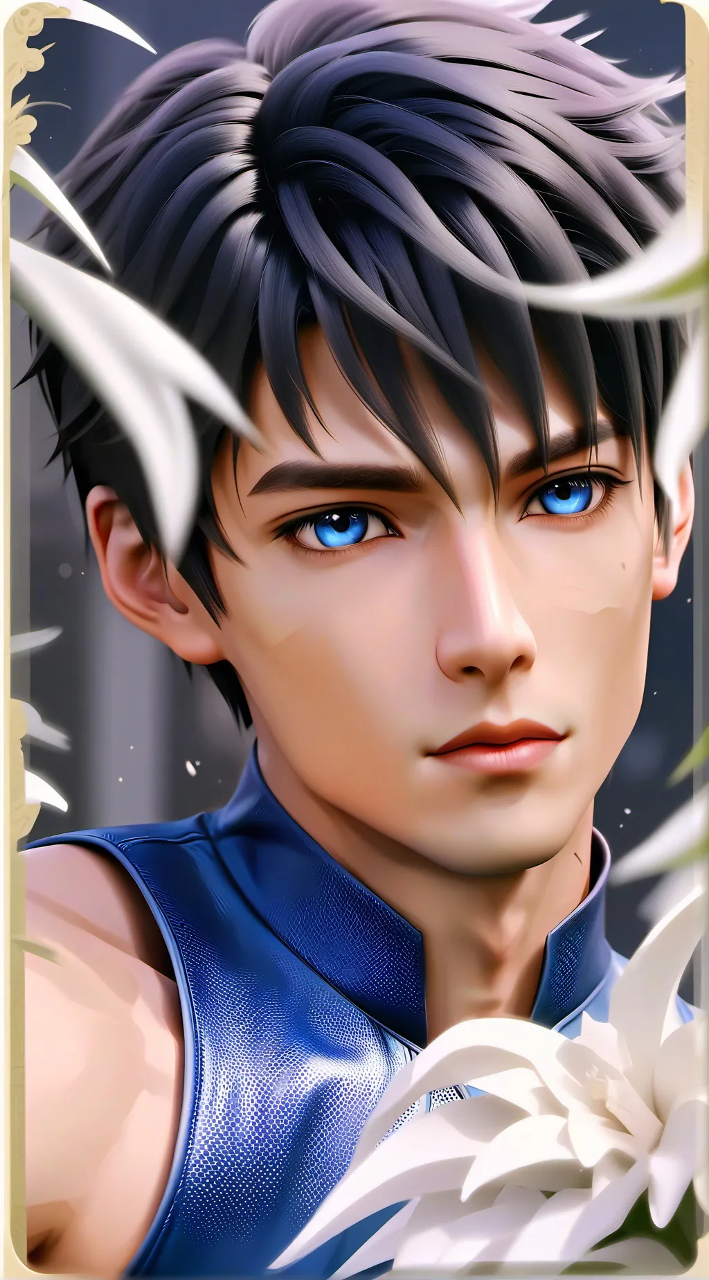 ai character: Ricky  background