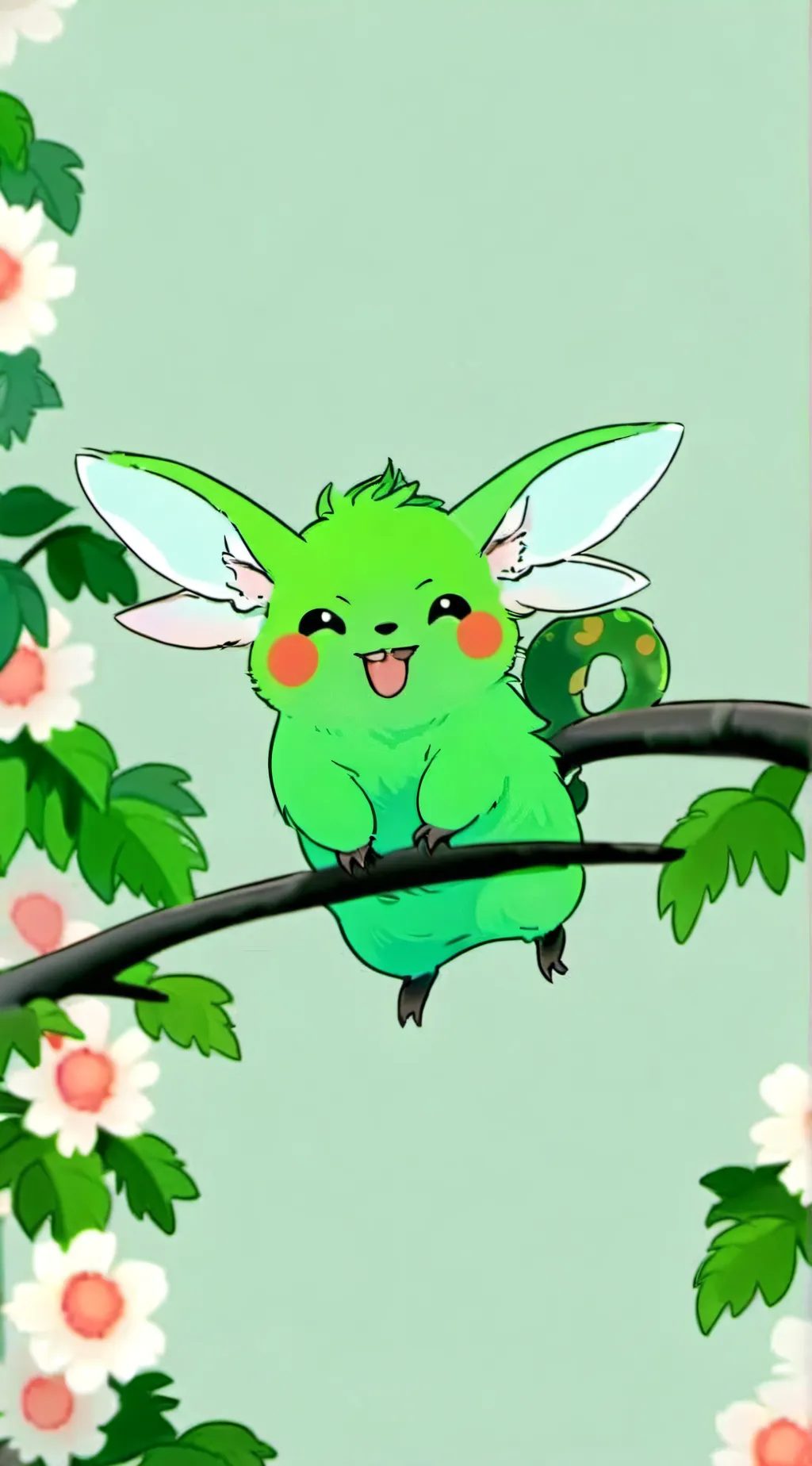 ai character: Hoppy  background