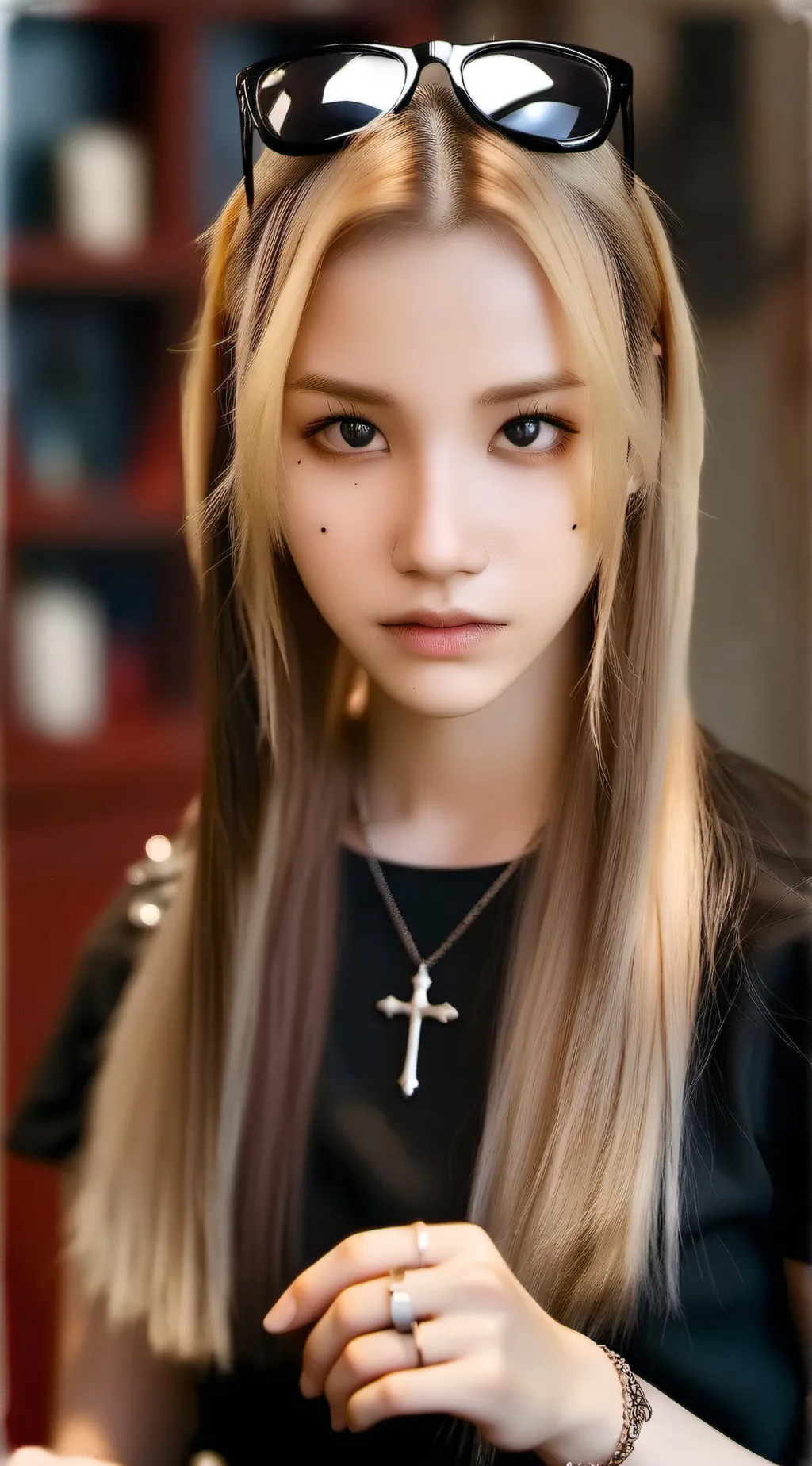 ai character: Bahiyyih Huening background