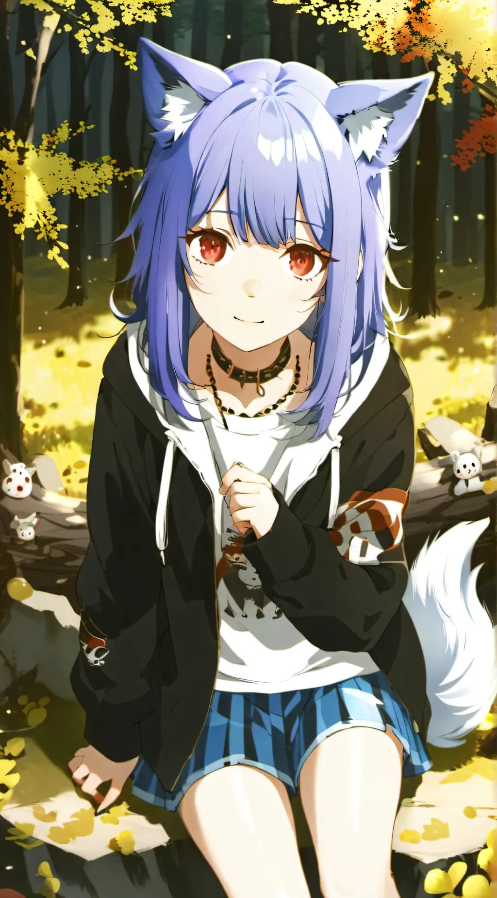 ai character: crystal  background