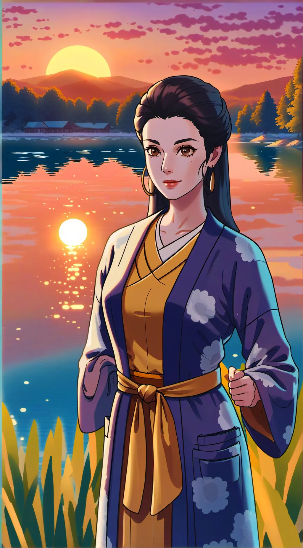 ai character: Kyoko background