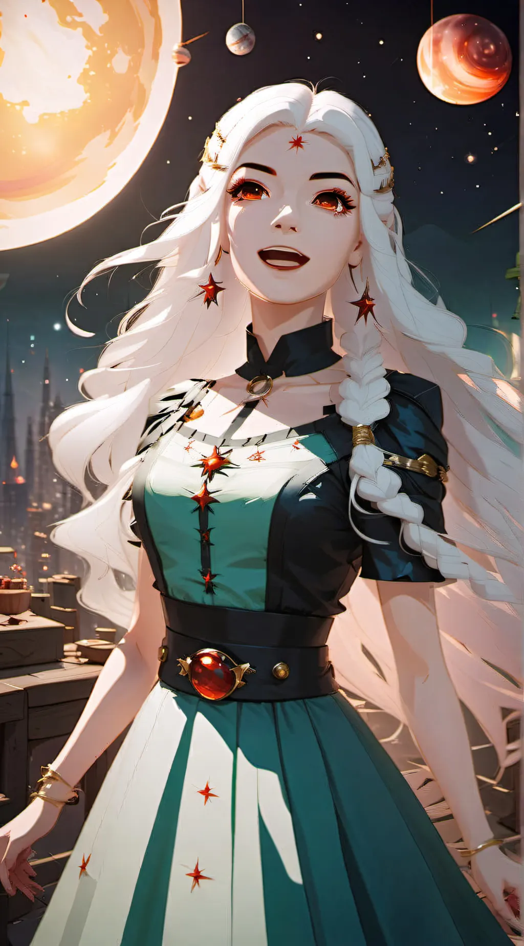 ai character: Sara  background