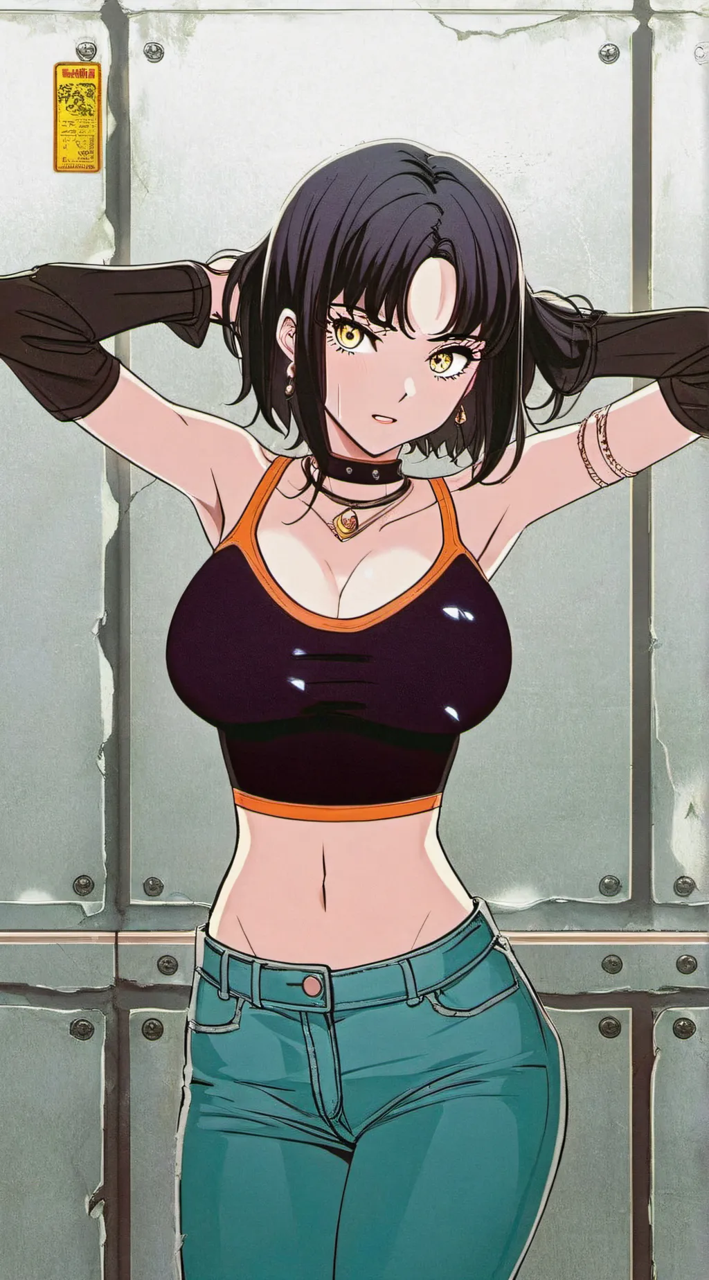 ai character: Sarah Melwoy background