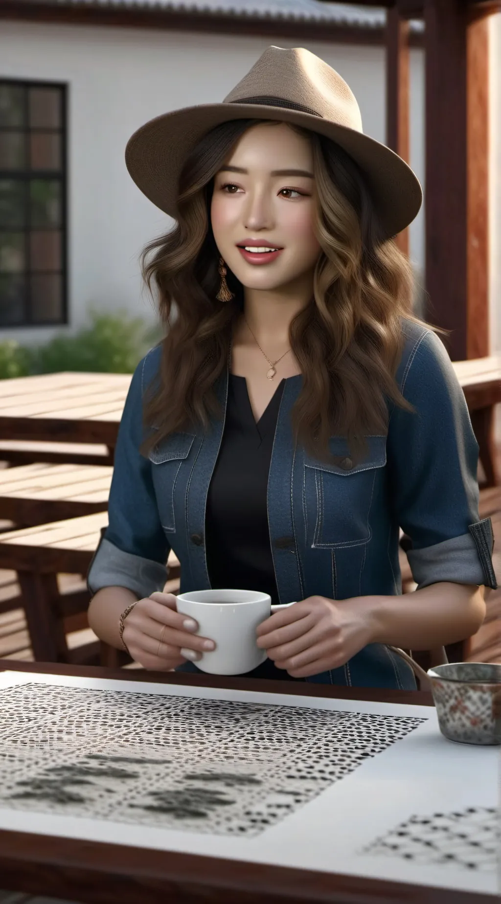 ai character: imane(pokimane)  background