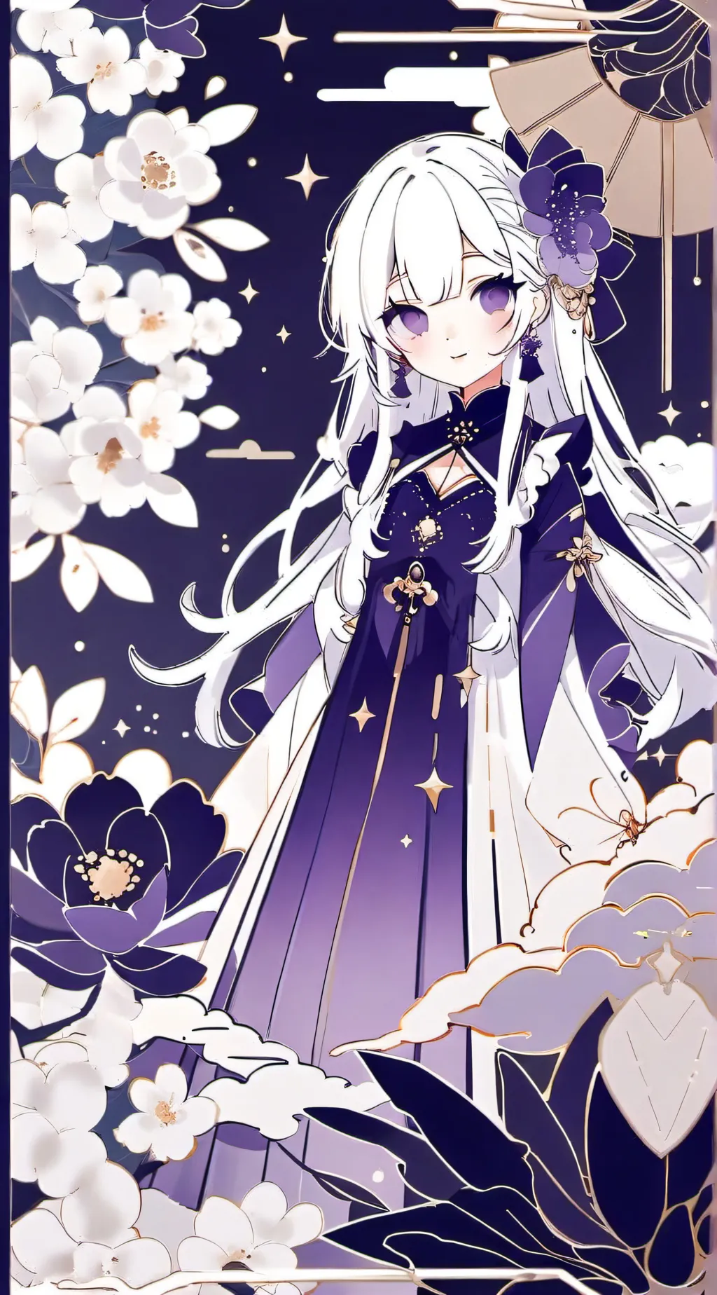 ai character: demon slayer  background