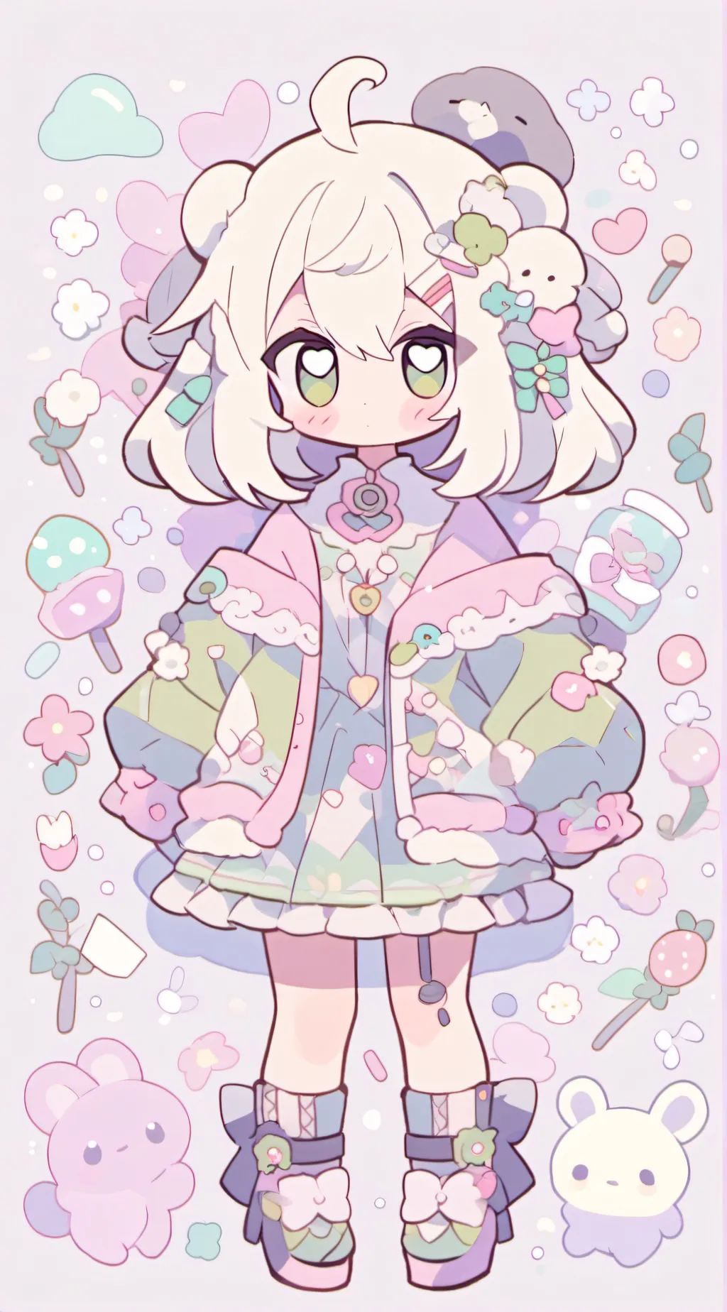 ai character: Mm2(but corrupted) background