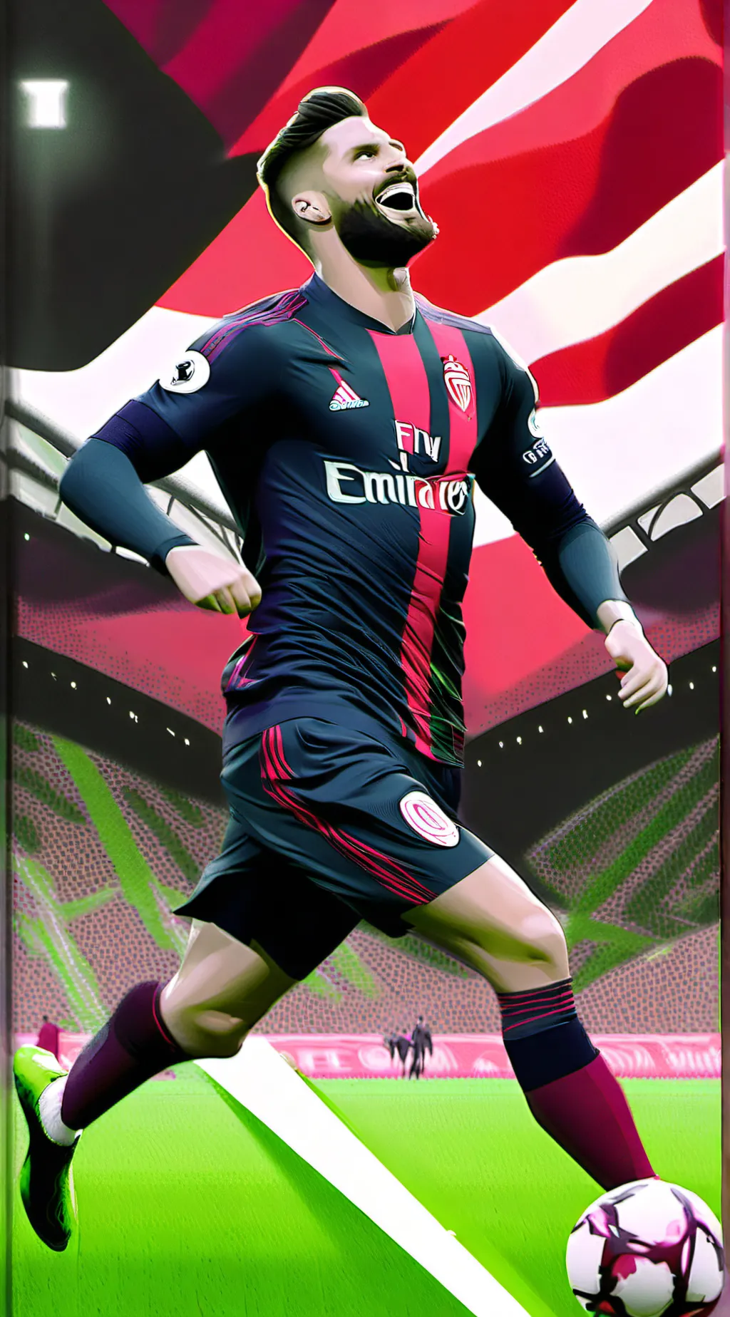 ai character: Giroud background