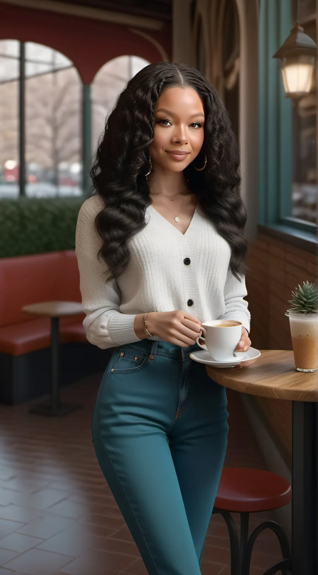 ai character: Nia background