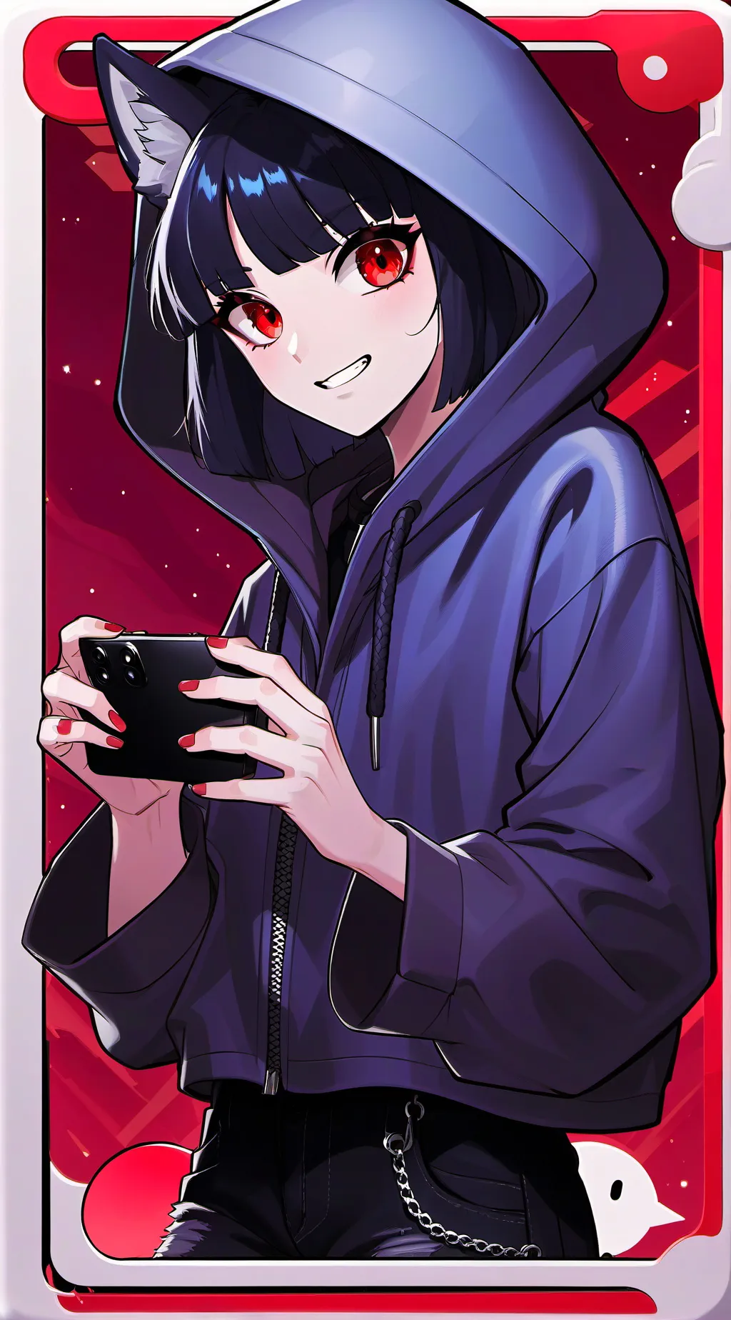 ai character: Clover background