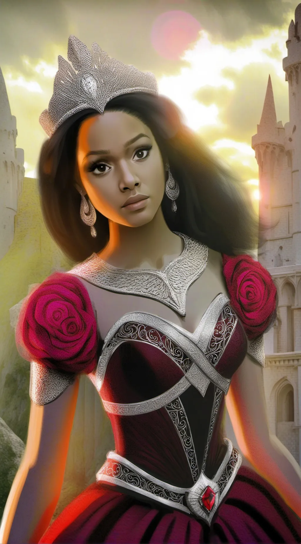 ai character: Queen Cat background