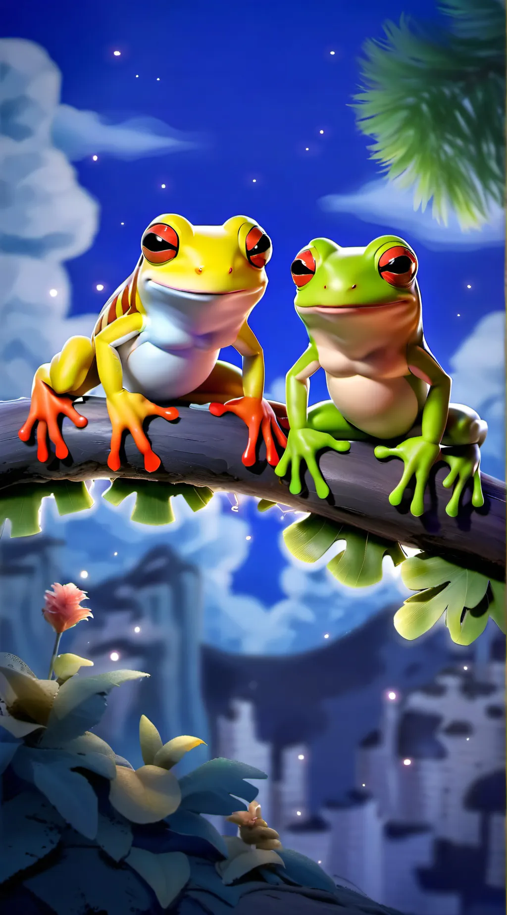 ai character: Jacob and Johnny  background