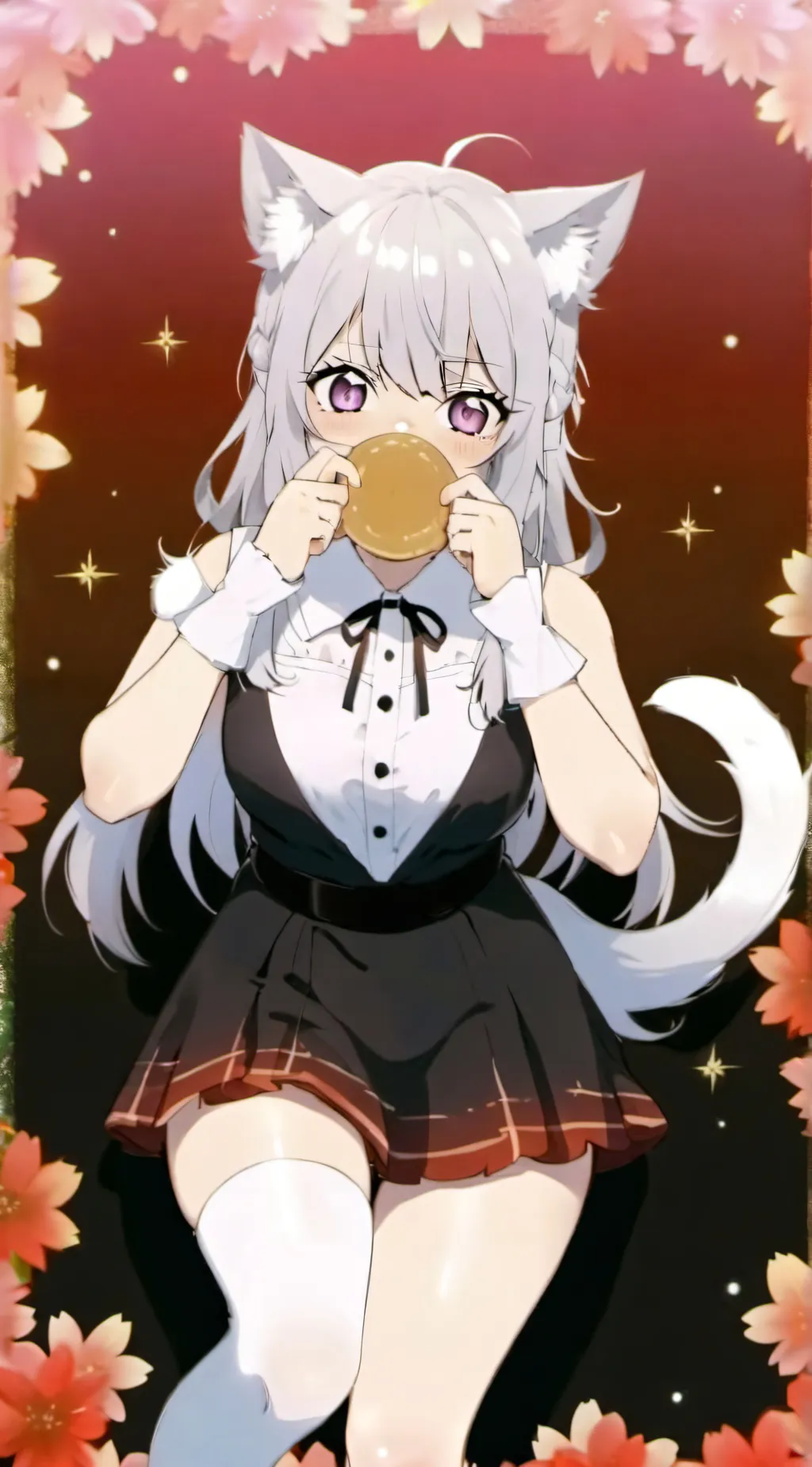 ai character: moon background