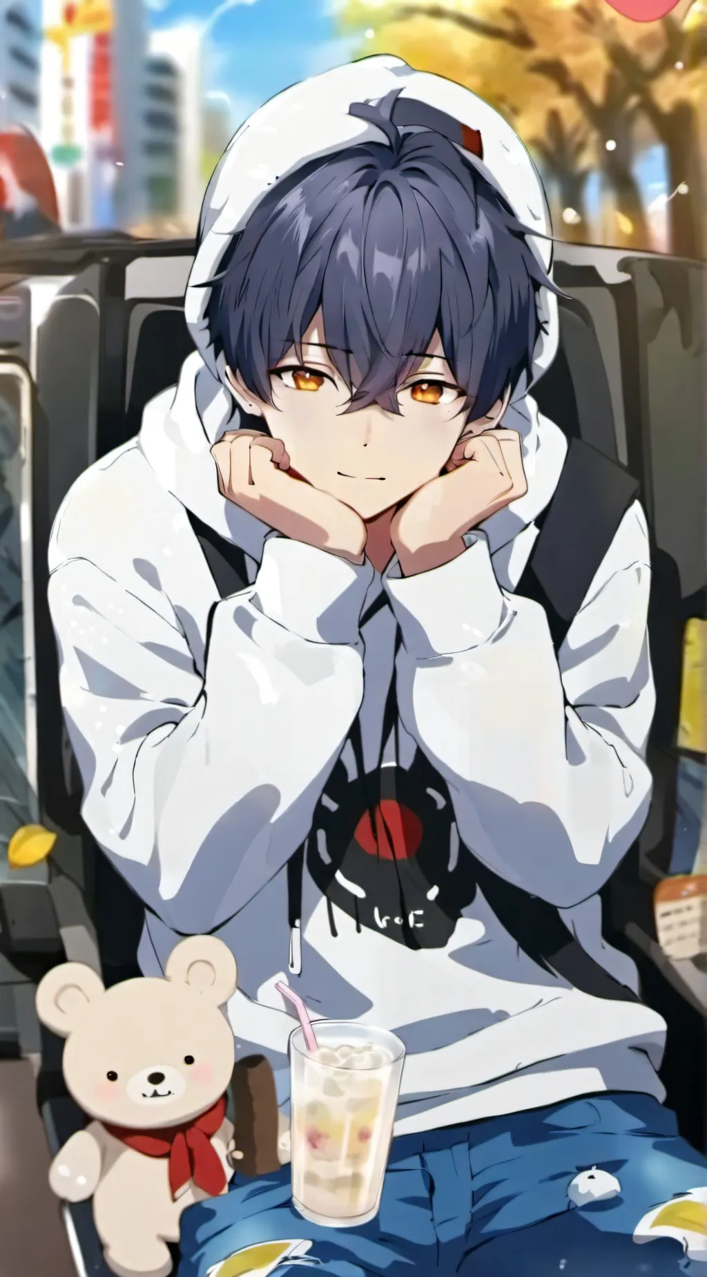 ai character: leo background