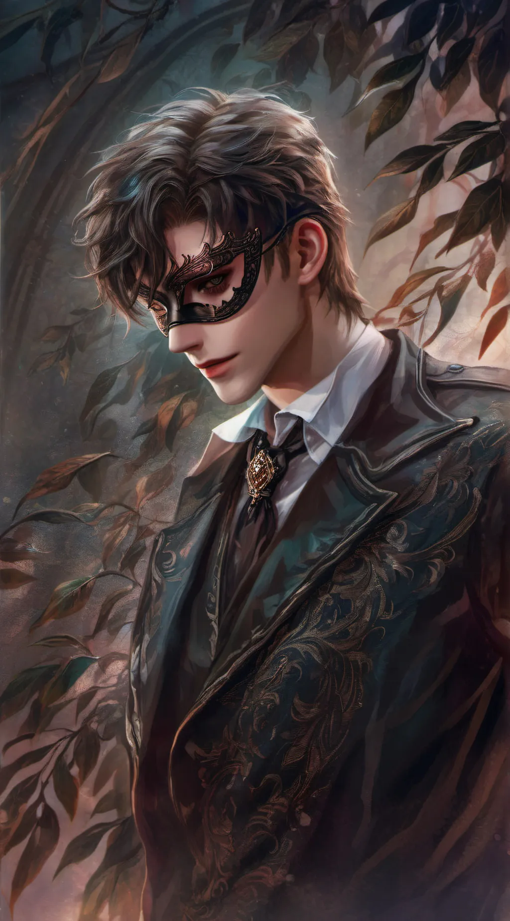 ai character: -・𝓜𝓪𝓷??・- background