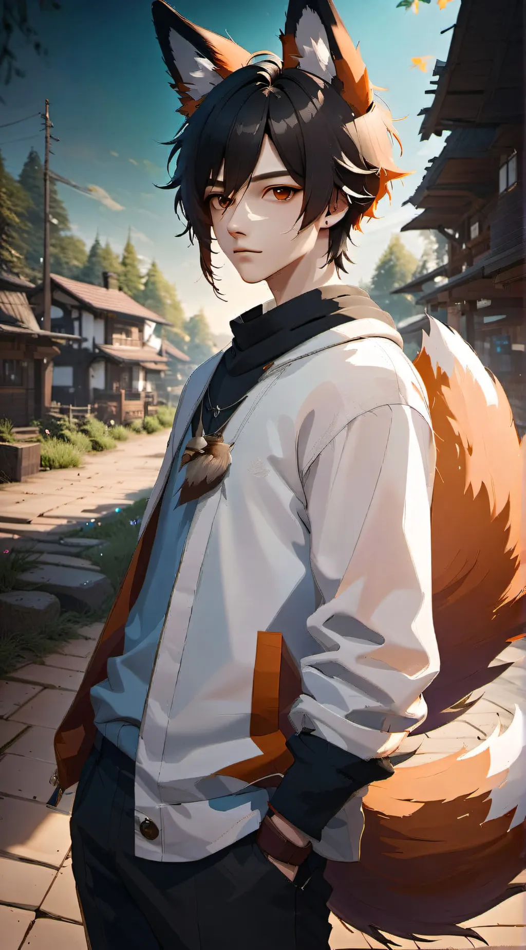 ai character: MHA lab discovery background