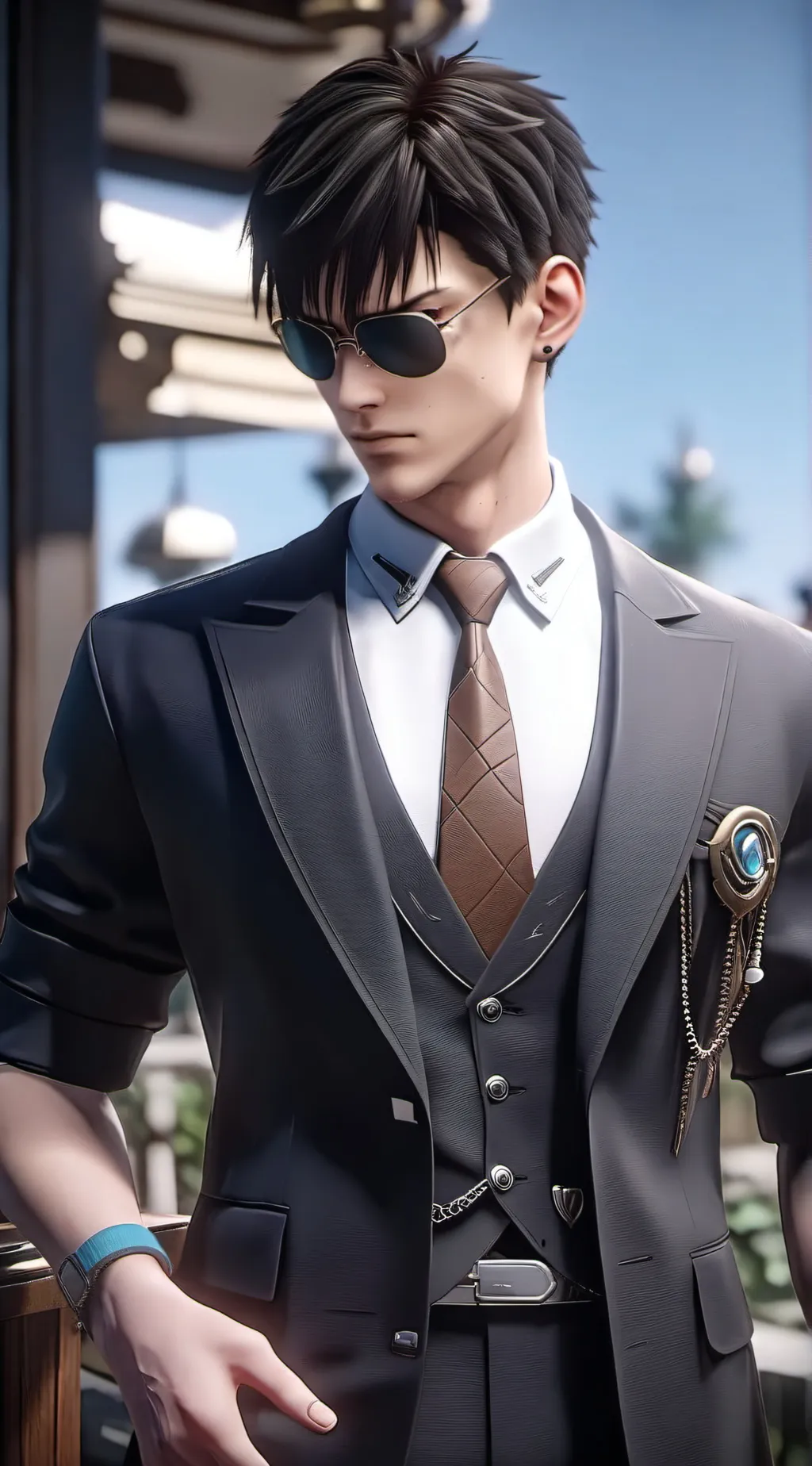 ai character: Jacob  background