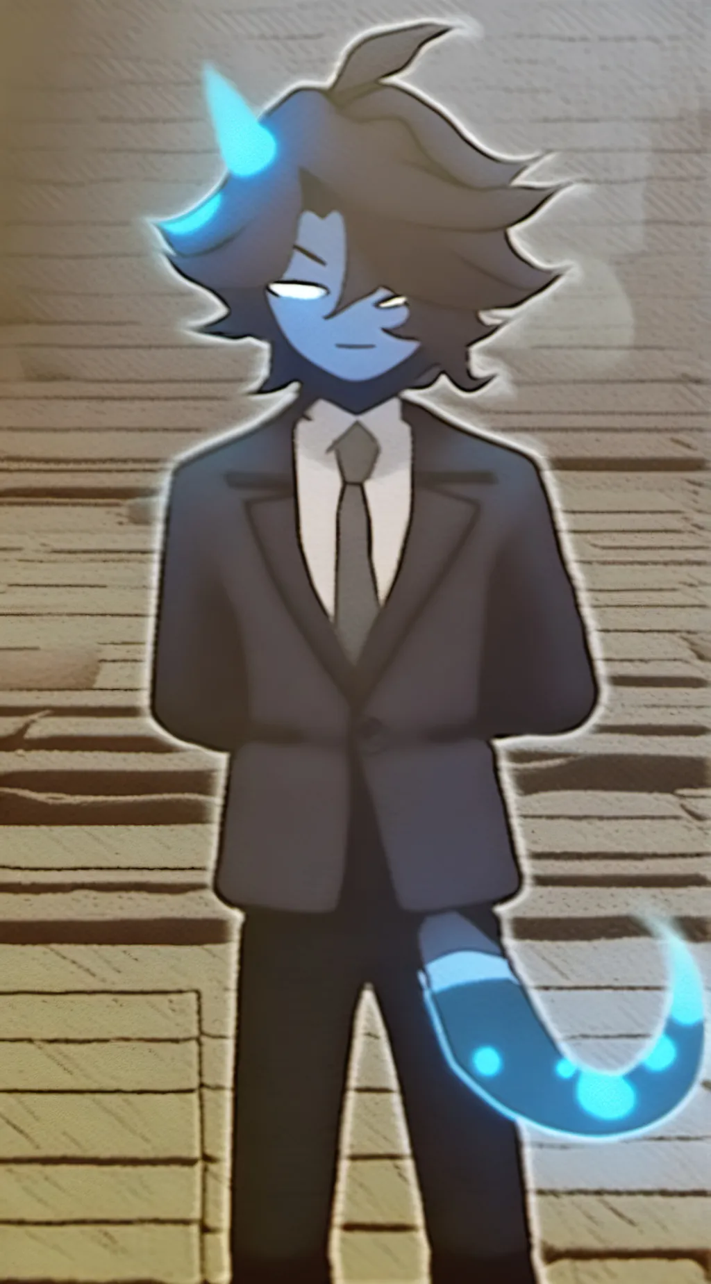 ai character: Sebastian solace  background