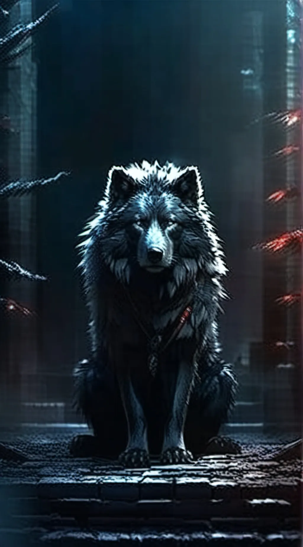 ai character: The shadow pack. background