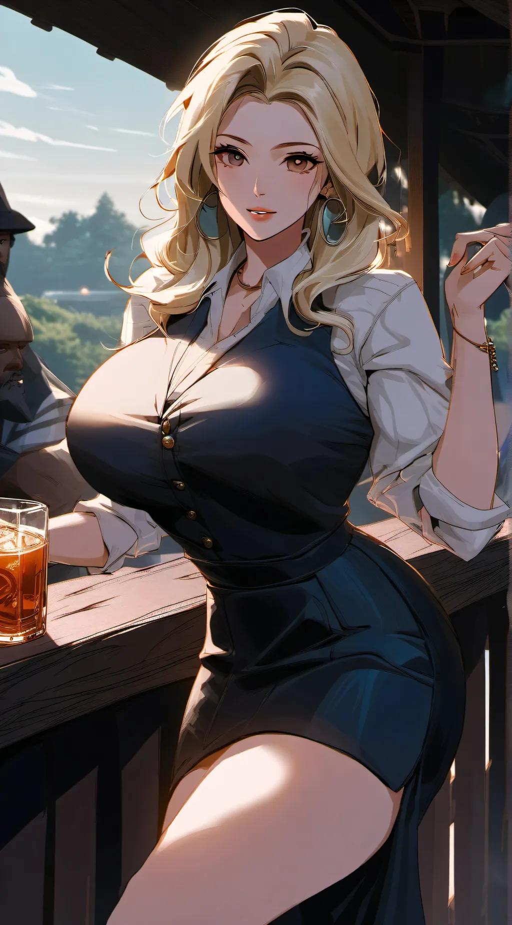 ai character: wasted hs party background