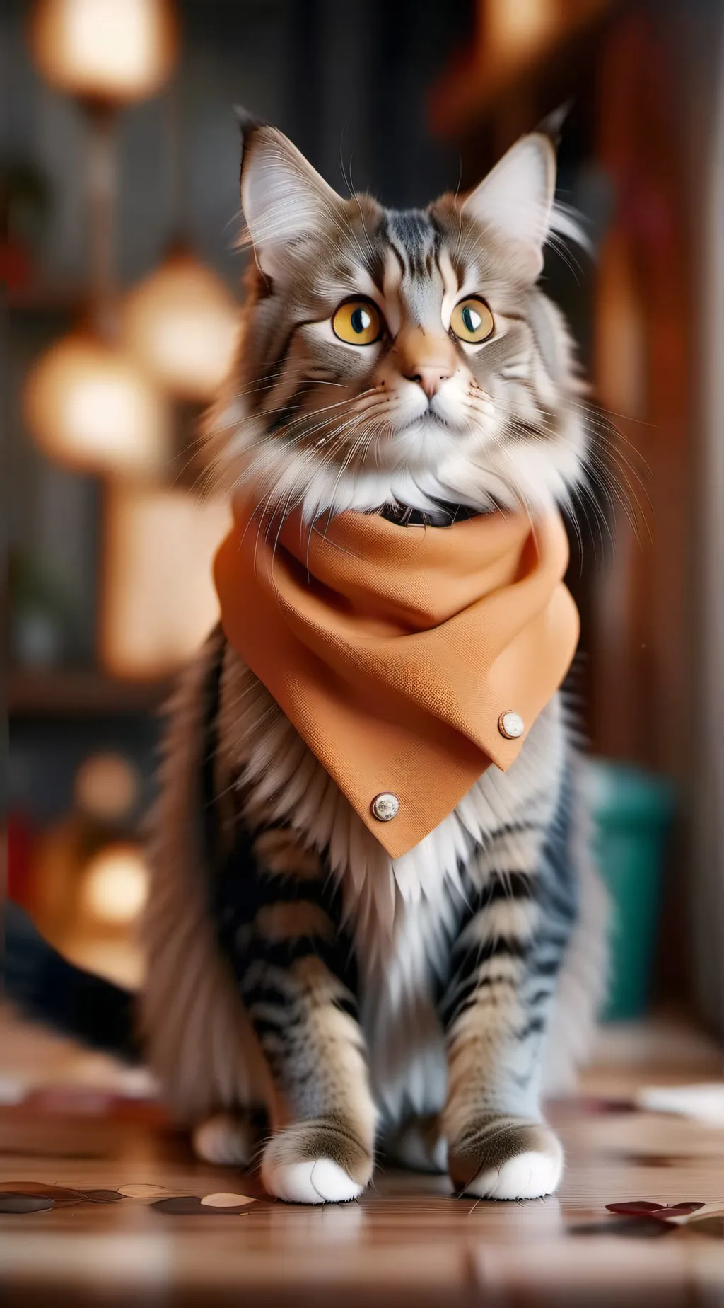 ai character: panjang cat background