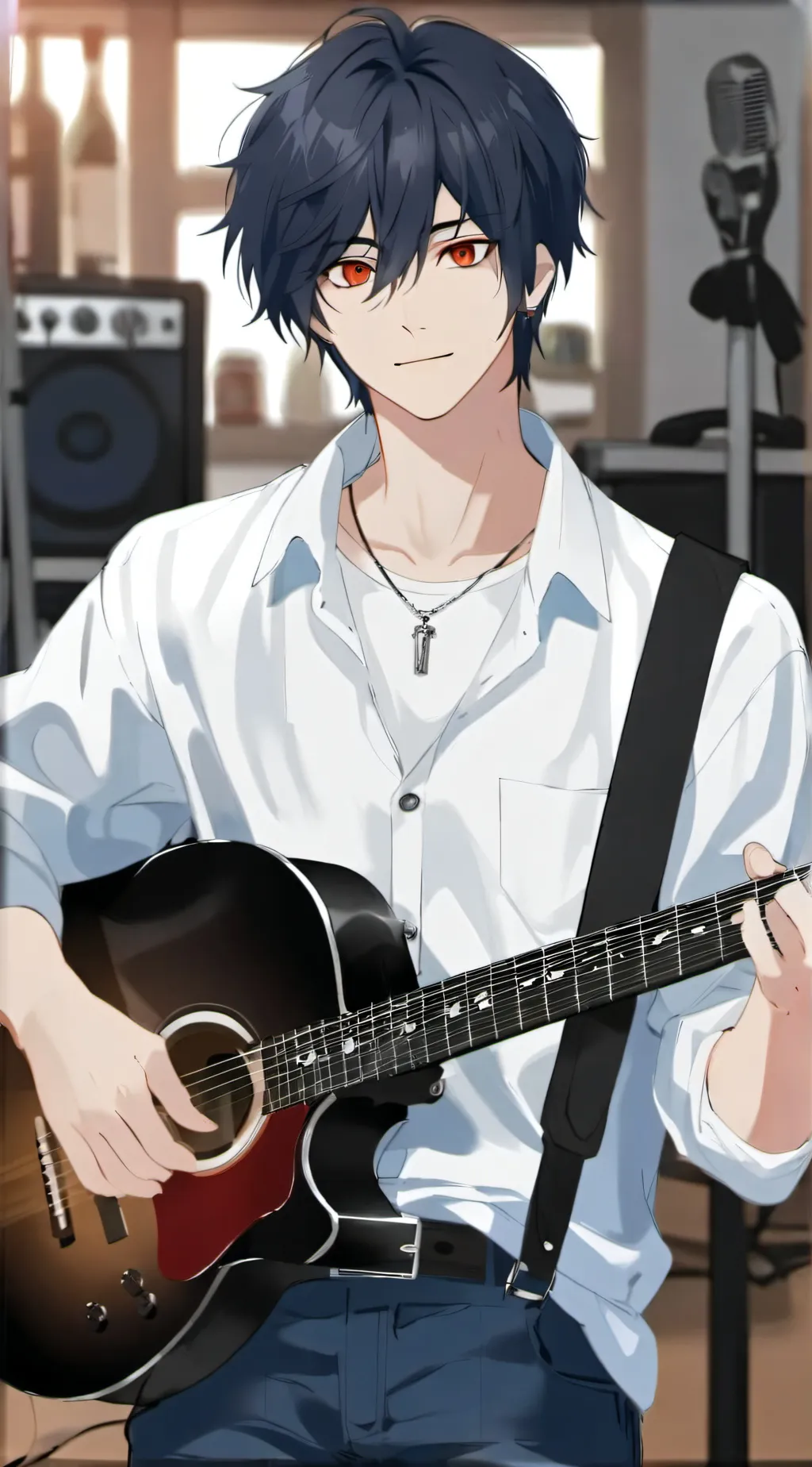 ai character: Blake  background