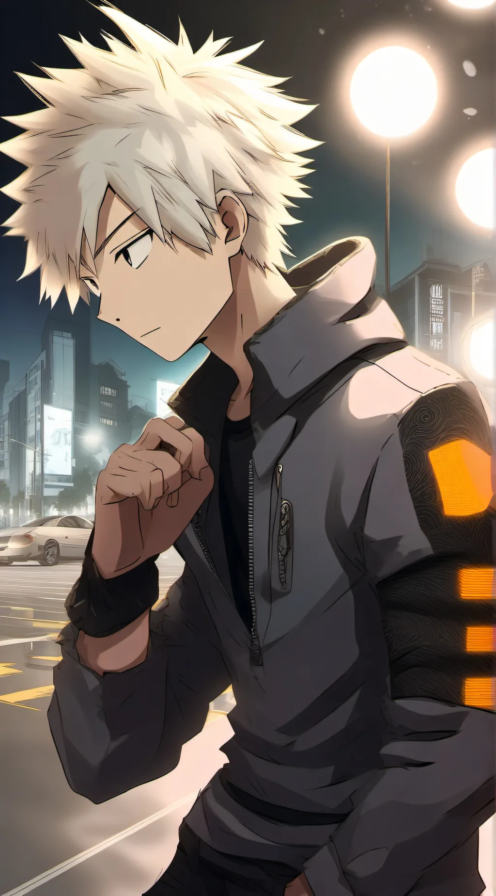 ai character: Bakugou💥 background