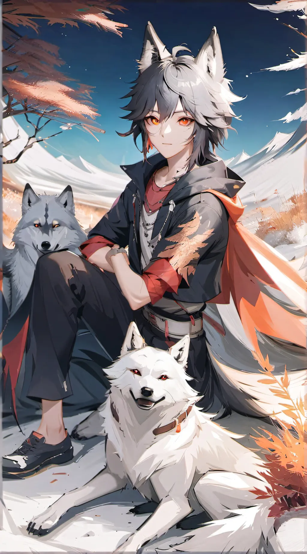 ai character: Mark background