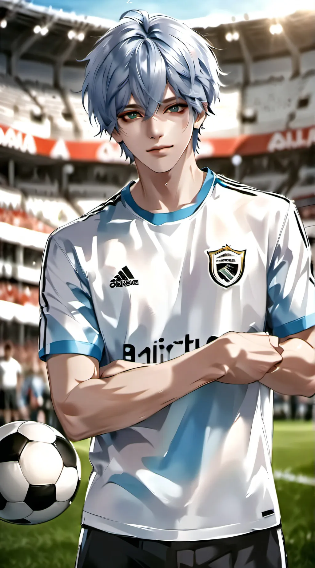 ai character: . ⚽️ 。 uziyah ! background