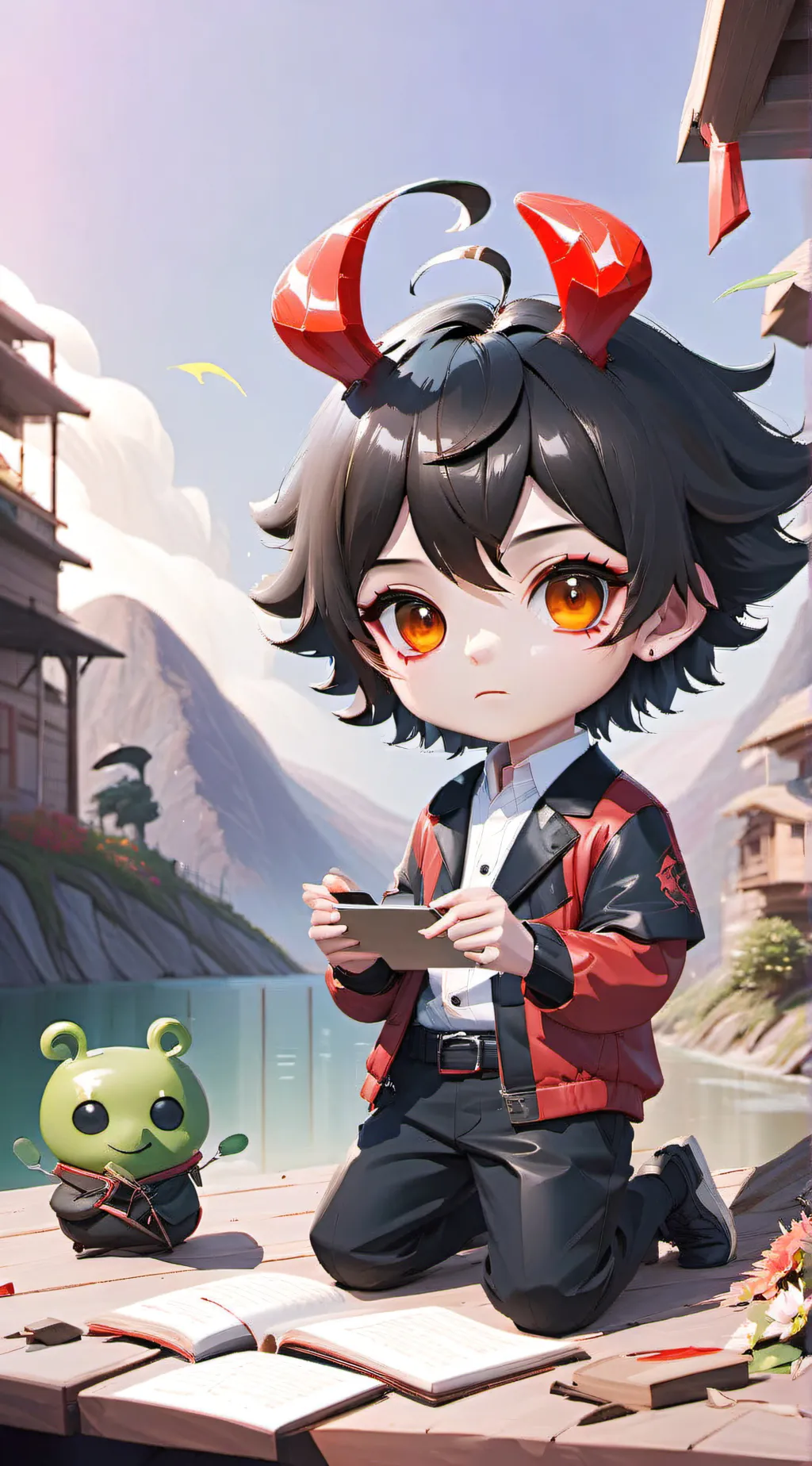 ai character: lil darkie background