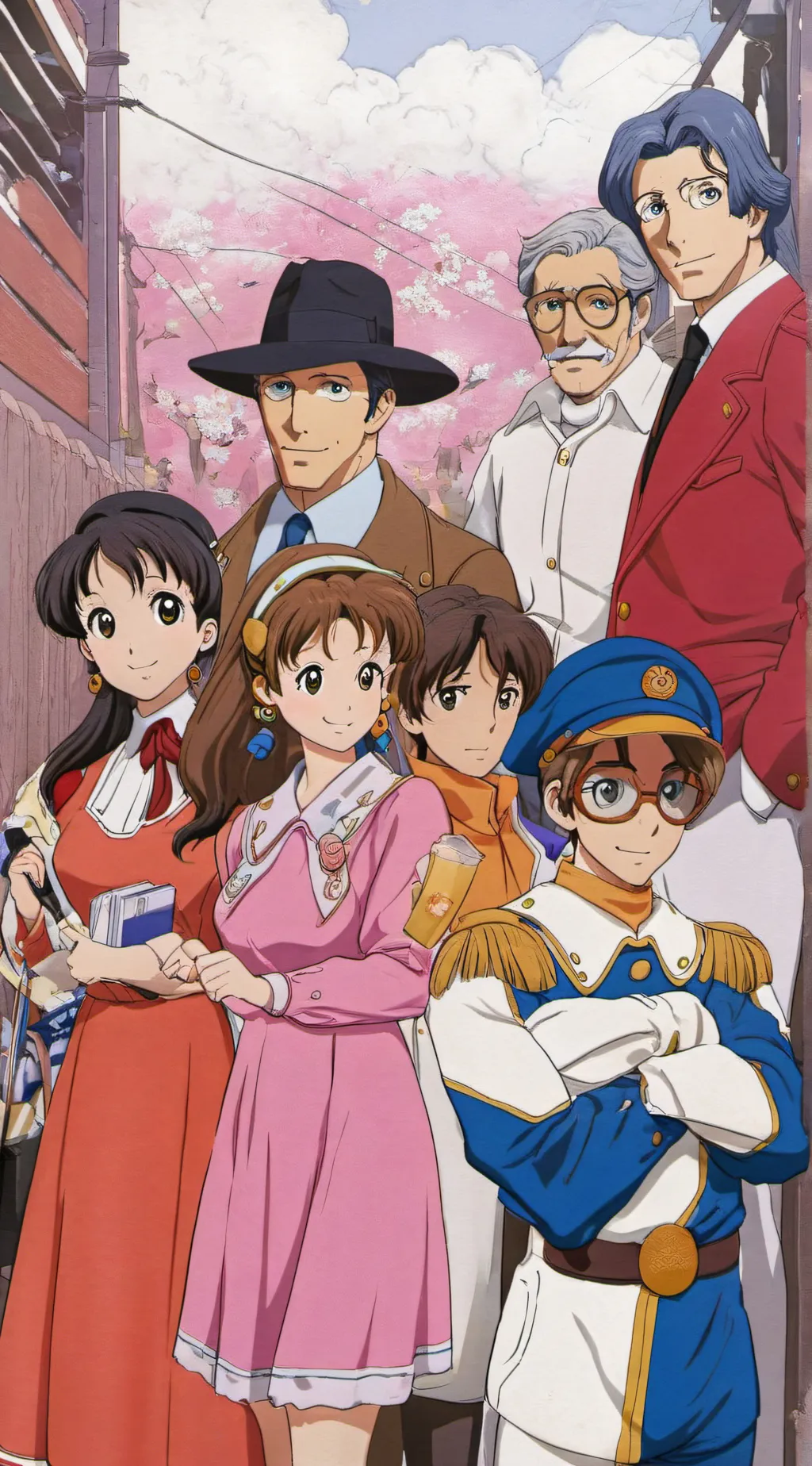 ai character: school background