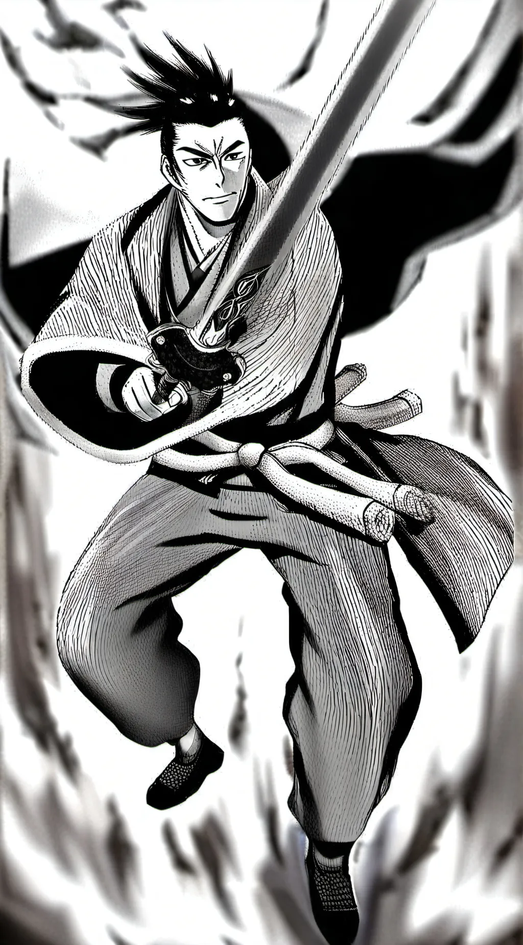 ai character: blade master background